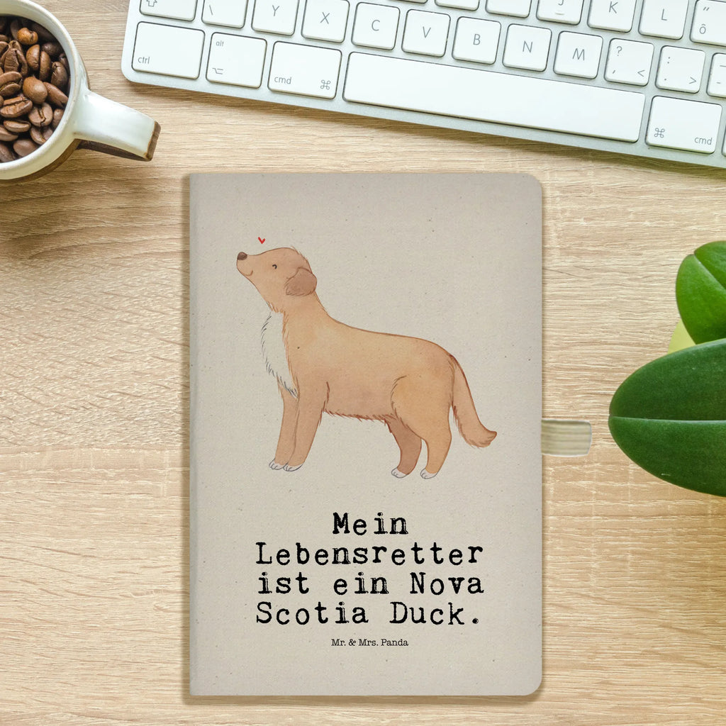 Baumwoll Notizbuch Nova Scotia Duck Lebensretter Notizen, Eintragebuch, Tagebuch, Notizblock, Adressbuch, Journal, Kladde, Skizzenbuch, Notizheft, Schreibbuch, Schreibheft, Hund, Hunderasse, Rassehund, Hundebesitzer, Geschenk, Tierfreund, Schenken, Welpe, Nova Scotia Duck Tolling Retriever, Retriever