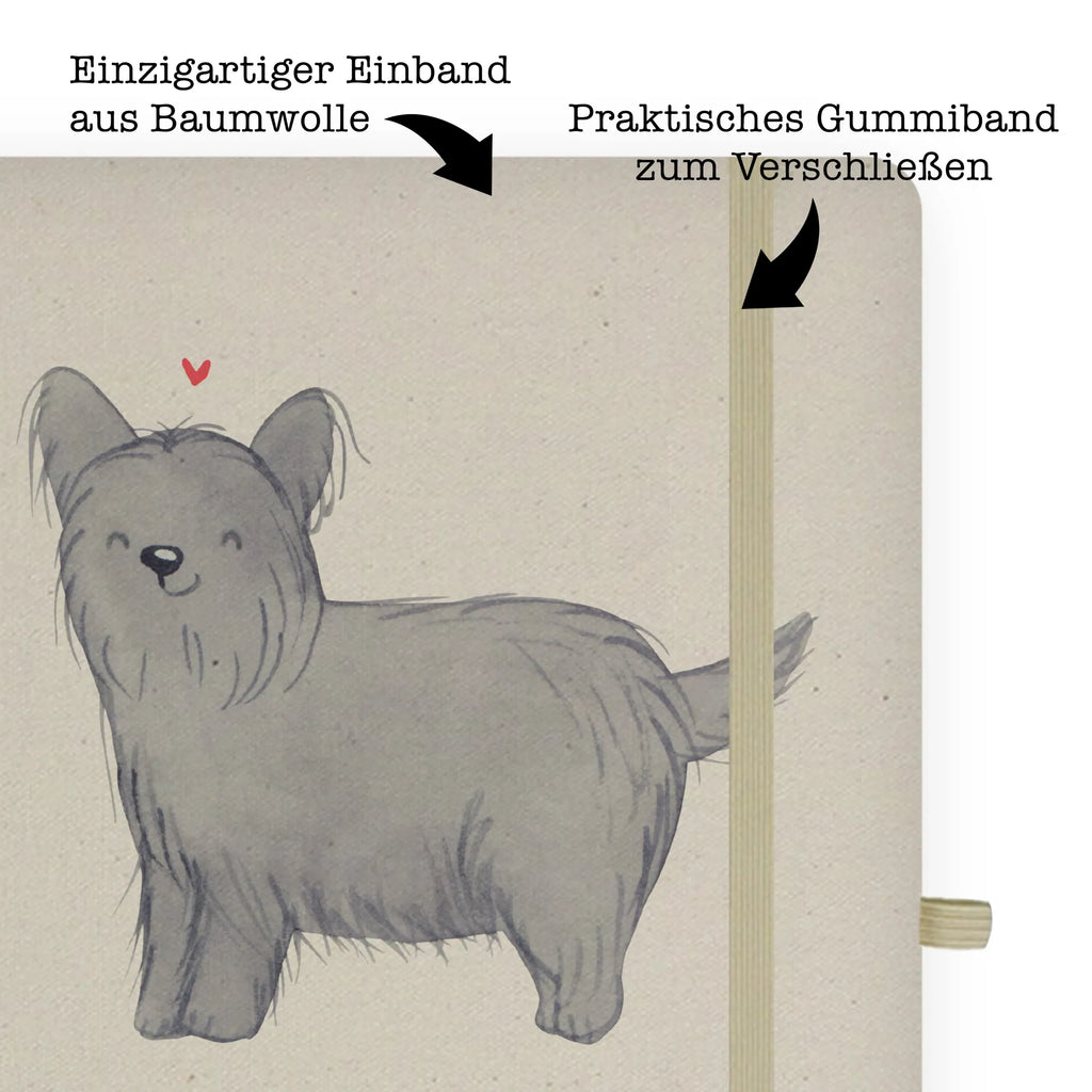 Baumwoll Notizbuch Skye Terrier Lebensretter Notizen, Eintragebuch, Tagebuch, Notizblock, Adressbuch, Journal, Kladde, Skizzenbuch, Notizheft, Schreibbuch, Schreibheft, Hund, Hunderasse, Rassehund, Hundebesitzer, Geschenk, Tierfreund, Schenken, Welpe, Skye Terrier, Terrier