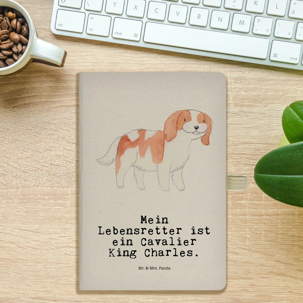 Baumwoll Notizbuch Cavalier King Charles Spaniel Lebensretter Notizen, Eintragebuch, Tagebuch, Notizblock, Adressbuch, Journal, Kladde, Skizzenbuch, Notizheft, Schreibbuch, Schreibheft, Hund, Hunderasse, Rassehund, Hundebesitzer, Geschenk, Tierfreund, Schenken, Welpe, Cavalier King Charles Spaniel