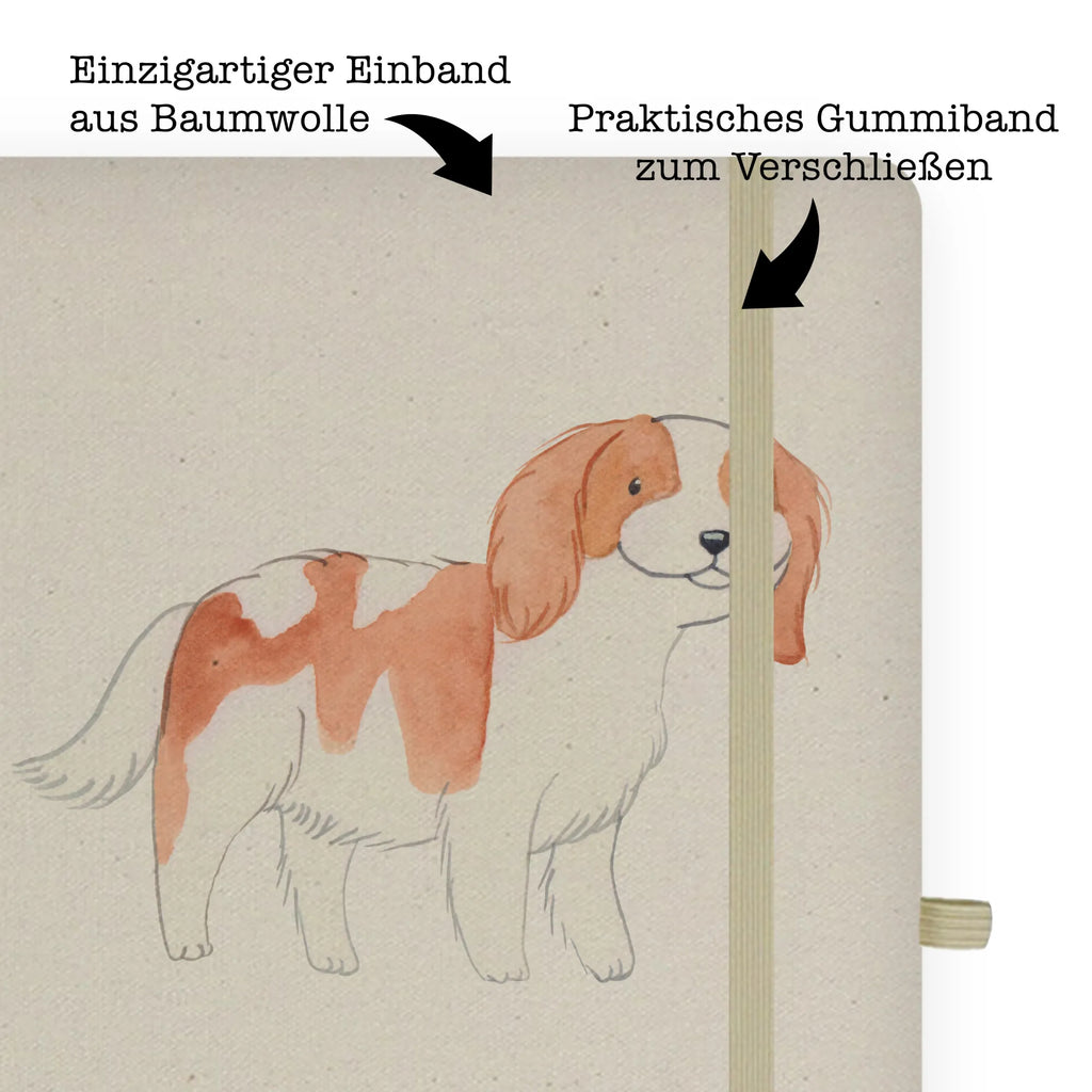 Baumwoll Notizbuch Cavalier King Charles Spaniel Lebensretter Notizen, Eintragebuch, Tagebuch, Notizblock, Adressbuch, Journal, Kladde, Skizzenbuch, Notizheft, Schreibbuch, Schreibheft, Hund, Hunderasse, Rassehund, Hundebesitzer, Geschenk, Tierfreund, Schenken, Welpe, Cavalier King Charles Spaniel