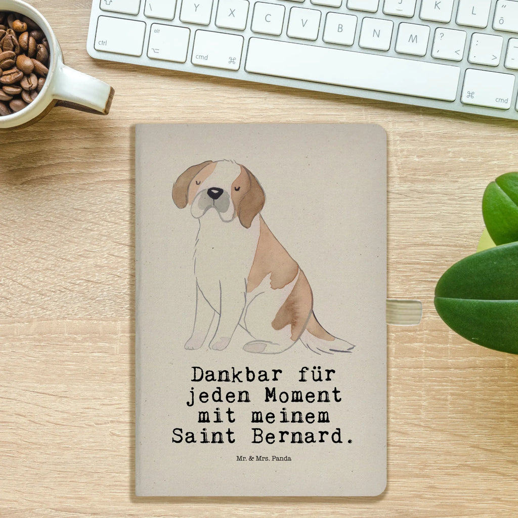 Baumwoll Notizbuch Saint Bernard Moment Notizen, Eintragebuch, Tagebuch, Notizblock, Adressbuch, Journal, Kladde, Skizzenbuch, Notizheft, Schreibbuch, Schreibheft, Hund, Hunderasse, Rassehund, Hundebesitzer, Geschenk, Tierfreund, Schenken, Welpe, St. Bernhardshund, Chien du Saint-Bernard, Saint Bernard Dog, Perro San Bernardo, Saint Bernard