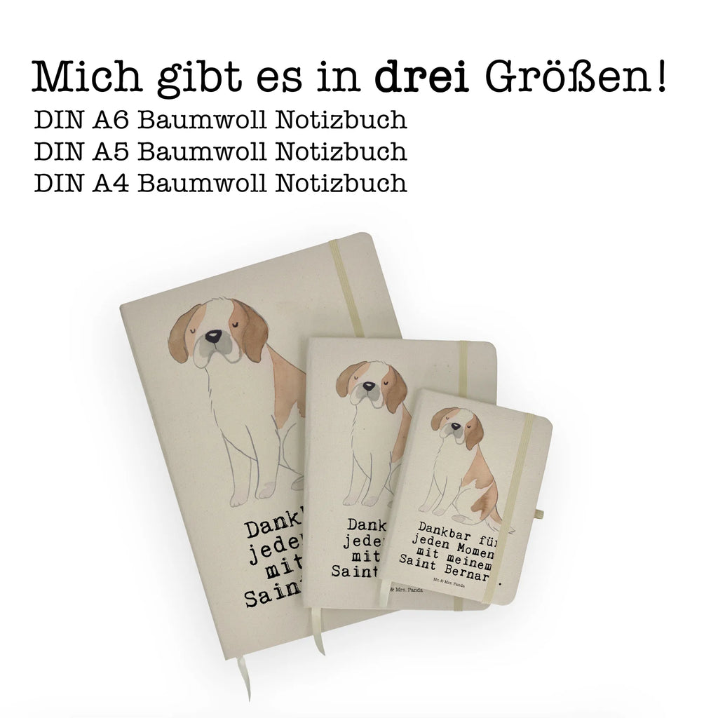 Baumwoll Notizbuch Saint Bernard Moment Notizen, Eintragebuch, Tagebuch, Notizblock, Adressbuch, Journal, Kladde, Skizzenbuch, Notizheft, Schreibbuch, Schreibheft, Hund, Hunderasse, Rassehund, Hundebesitzer, Geschenk, Tierfreund, Schenken, Welpe, St. Bernhardshund, Chien du Saint-Bernard, Saint Bernard Dog, Perro San Bernardo, Saint Bernard