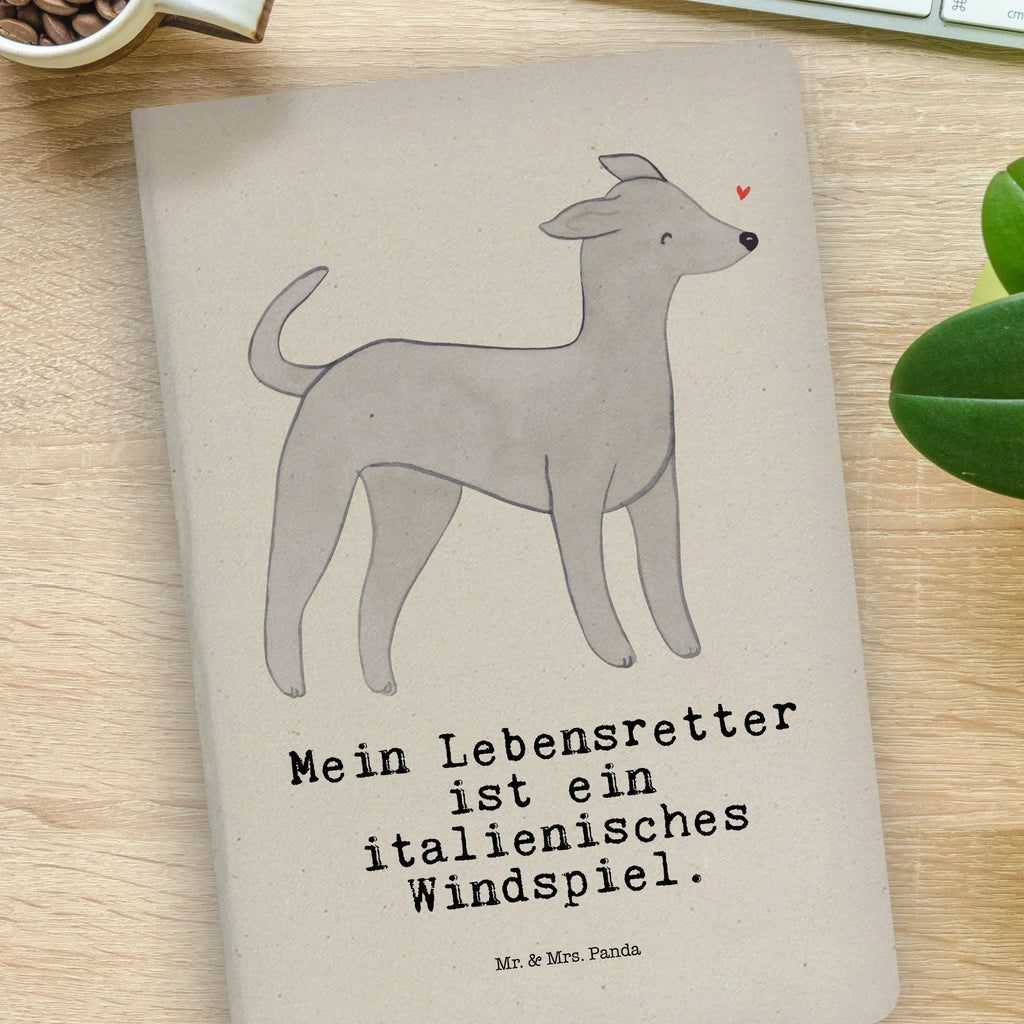 Baumwoll Notizbuch Italienisches Windspiel Lebensretter Notizen, Eintragebuch, Tagebuch, Notizblock, Adressbuch, Journal, Kladde, Skizzenbuch, Notizheft, Schreibbuch, Schreibheft, Hund, Hunderasse, Rassehund, Hundebesitzer, Geschenk, Tierfreund, Schenken, Welpe, Italienisches Windspiel, Windhund, Italian Greyhound