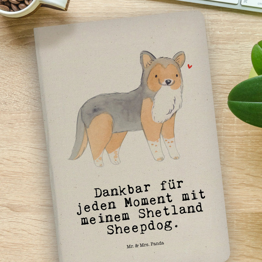 Baumwoll Notizbuch Shetland Sheepdog Moment Notizen, Eintragebuch, Tagebuch, Notizblock, Adressbuch, Journal, Kladde, Skizzenbuch, Notizheft, Schreibbuch, Schreibheft, Hund, Hunderasse, Rassehund, Hundebesitzer, Geschenk, Tierfreund, Schenken, Welpe, Shetland Sheepdog, Sheltie