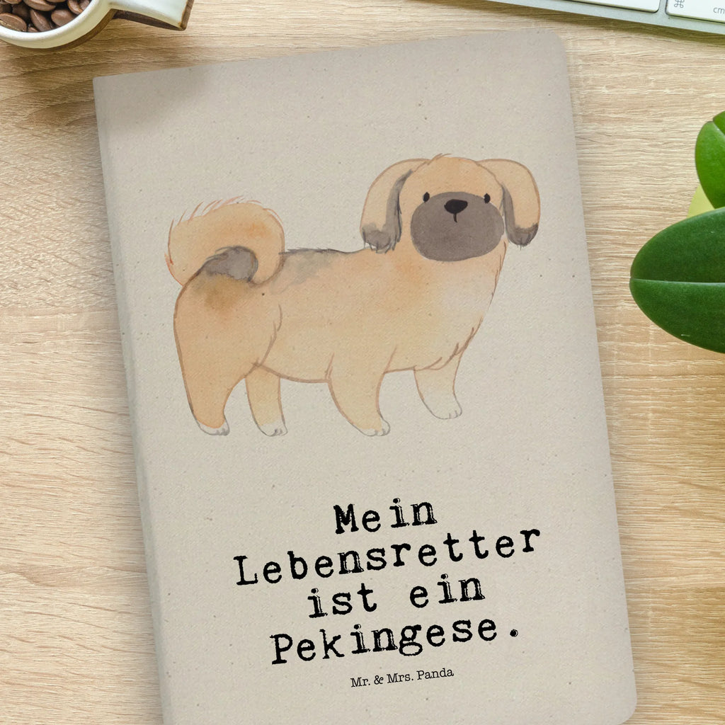 Baumwoll Notizbuch Pekingese Lebensretter Notizen, Eintragebuch, Tagebuch, Notizblock, Adressbuch, Journal, Kladde, Skizzenbuch, Notizheft, Schreibbuch, Schreibheft, Hund, Hunderasse, Rassehund, Hundebesitzer, Geschenk, Tierfreund, Schenken, Welpe, Pekingese, Pekinese, Peking-Palasthund