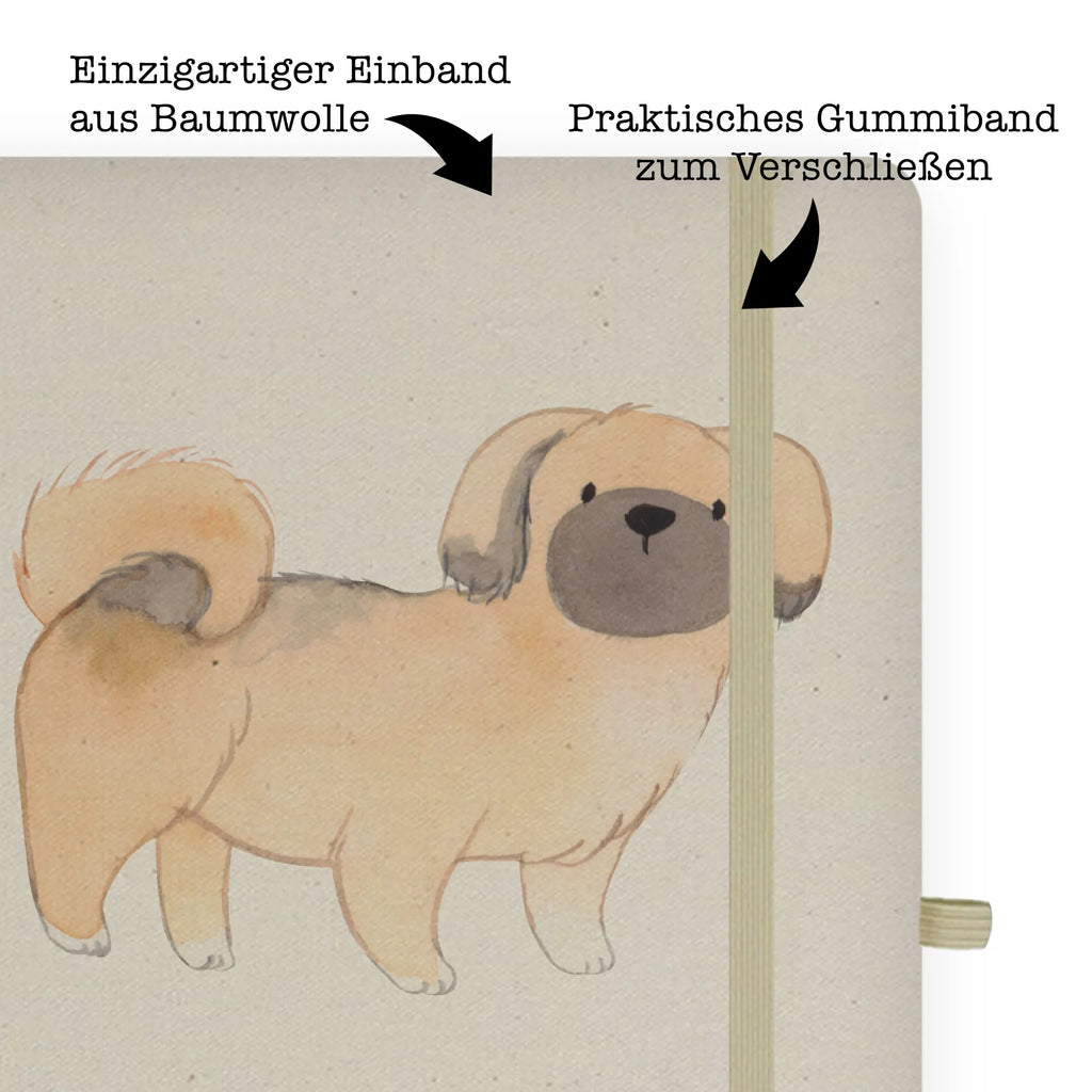 Baumwoll Notizbuch Pekingese Moment Notizen, Eintragebuch, Tagebuch, Notizblock, Adressbuch, Journal, Kladde, Skizzenbuch, Notizheft, Schreibbuch, Schreibheft, Hund, Hunderasse, Rassehund, Hundebesitzer, Geschenk, Tierfreund, Schenken, Welpe, Pekingese, Pekinese, Peking-Palasthund