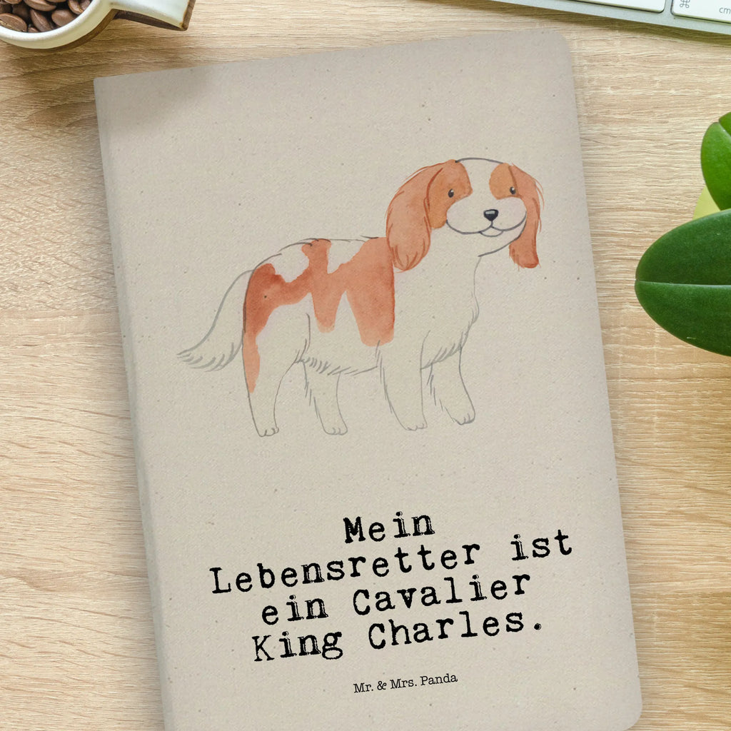 Baumwoll Notizbuch Cavalier King Charles Spaniel Lebensretter Notizen, Eintragebuch, Tagebuch, Notizblock, Adressbuch, Journal, Kladde, Skizzenbuch, Notizheft, Schreibbuch, Schreibheft, Hund, Hunderasse, Rassehund, Hundebesitzer, Geschenk, Tierfreund, Schenken, Welpe, Cavalier King Charles Spaniel