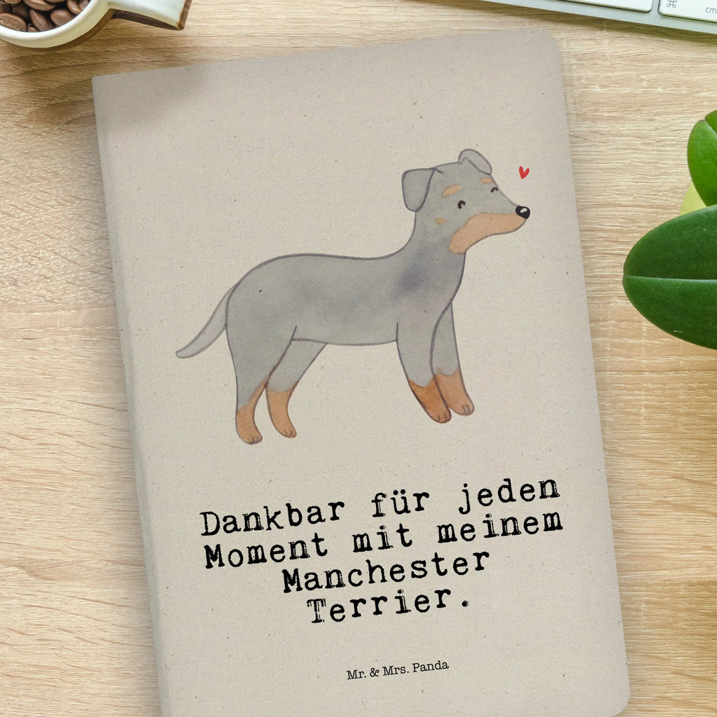 Baumwoll Notizbuch Manchester Terrier Moment Notizen, Eintragebuch, Tagebuch, Notizblock, Adressbuch, Journal, Kladde, Skizzenbuch, Notizheft, Schreibbuch, Schreibheft, Hund, Hunderasse, Rassehund, Hundebesitzer, Geschenk, Tierfreund, Schenken, Welpe, Manchester Terrier