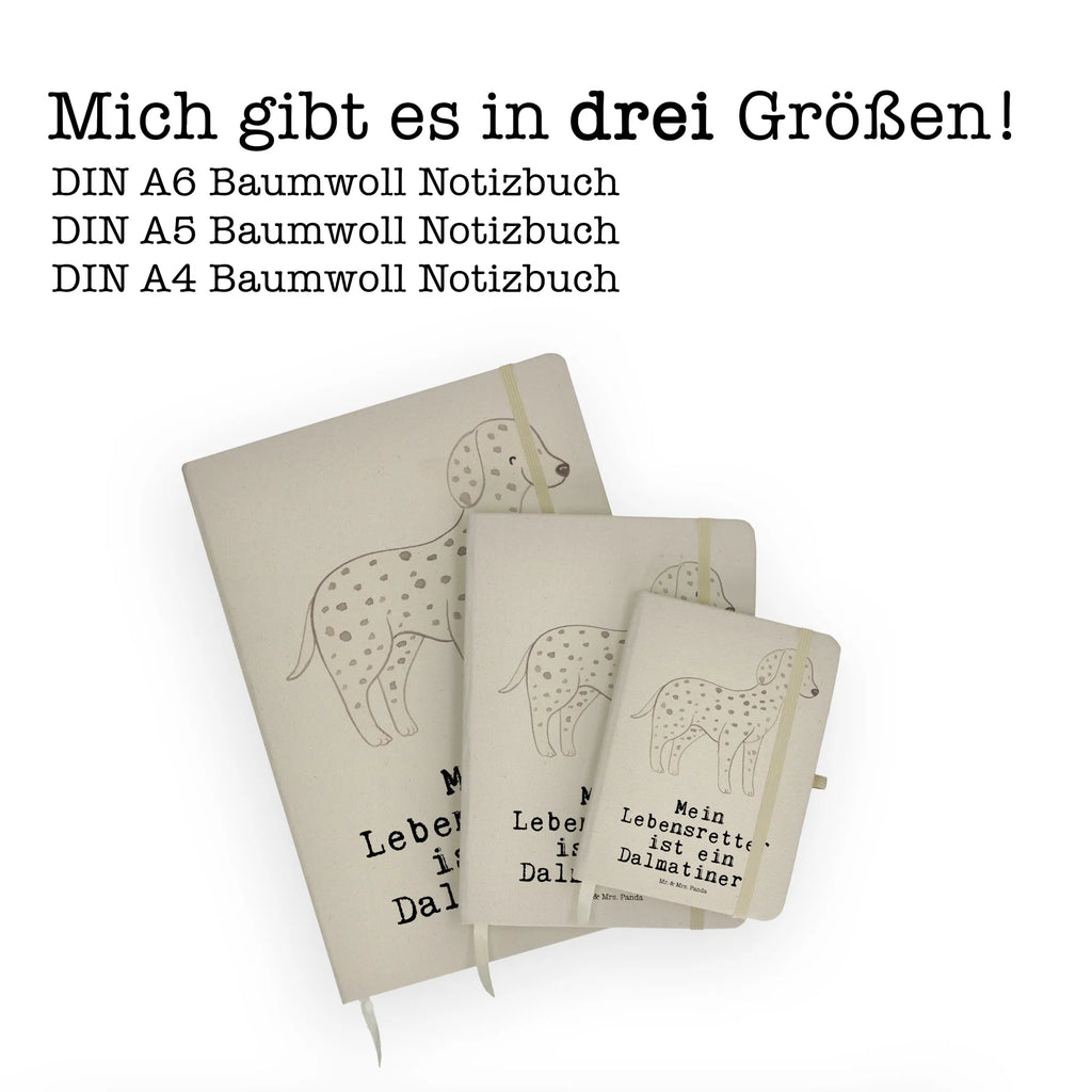 Baumwoll Notizbuch Dalmatiner Lebensretter Notizen, Eintragebuch, Tagebuch, Notizblock, Adressbuch, Journal, Kladde, Skizzenbuch, Notizheft, Schreibbuch, Schreibheft, Hund, Hunderasse, Rassehund, Hundebesitzer, Geschenk, Tierfreund, Schenken, Welpe, Dalmatiner, Dalmatinac