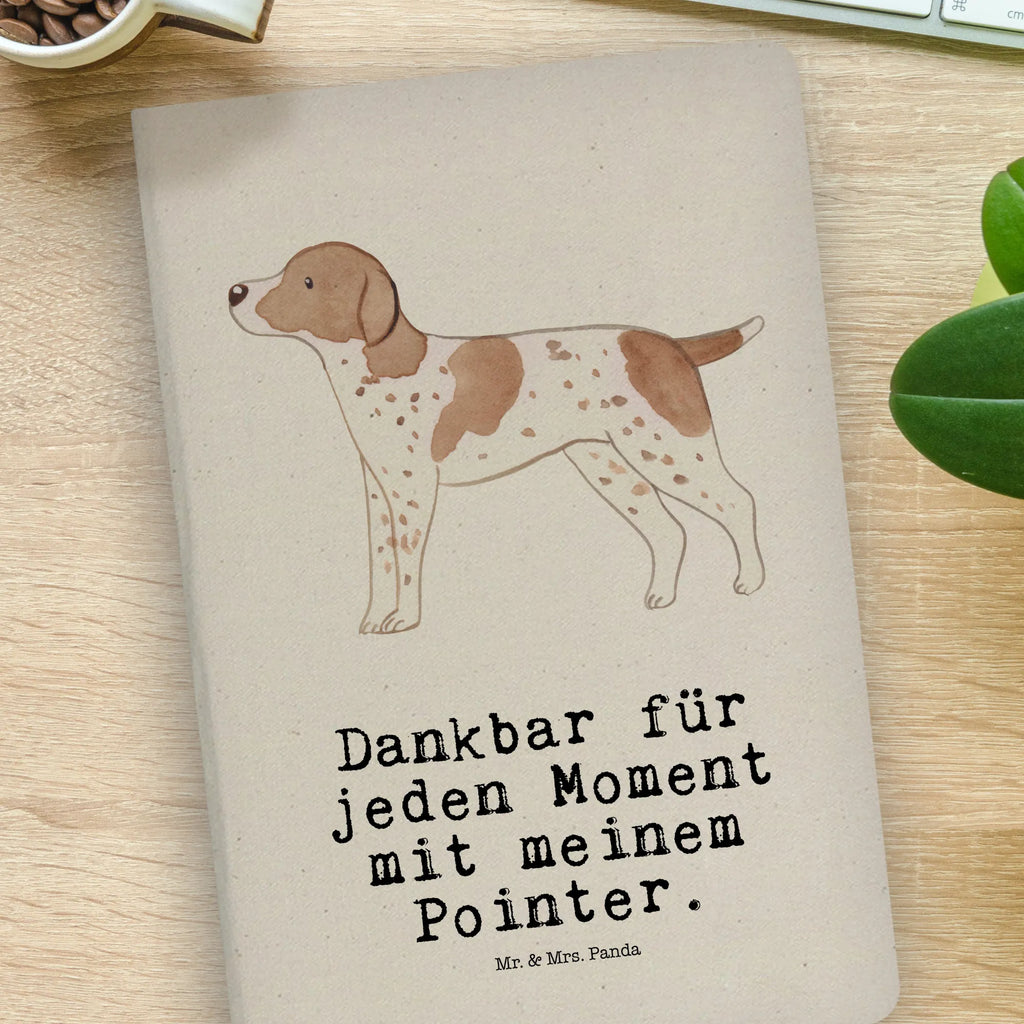 Baumwoll Notizbuch Pointer Moment Notizen, Eintragebuch, Tagebuch, Notizblock, Adressbuch, Journal, Kladde, Skizzenbuch, Notizheft, Schreibbuch, Schreibheft, Hund, Hunderasse, Rassehund, Hundebesitzer, Geschenk, Tierfreund, Schenken, Welpe, English Pointer, Pointer