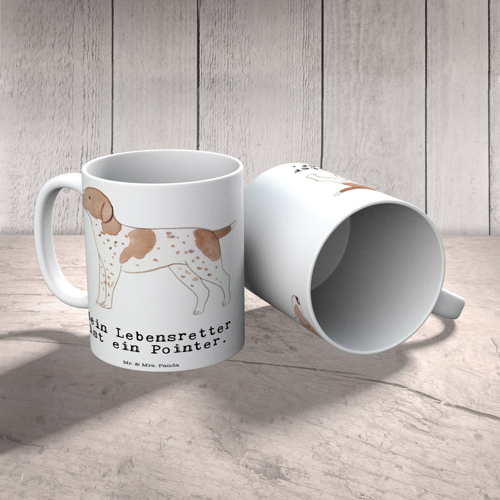 Tasse Pointer Lebensretter Tasse, Kaffeetasse, Teetasse, Becher, Kaffeebecher, Teebecher, Keramiktasse, Porzellantasse, Büro Tasse, Geschenk Tasse, Tasse Sprüche, Tasse Motive, Kaffeetassen, Tasse bedrucken, Designer Tasse, Cappuccino Tassen, Schöne Teetassen, Hund, Hunderasse, Rassehund, Hundebesitzer, Geschenk, Tierfreund, Schenken, Welpe, English Pointer, Pointer