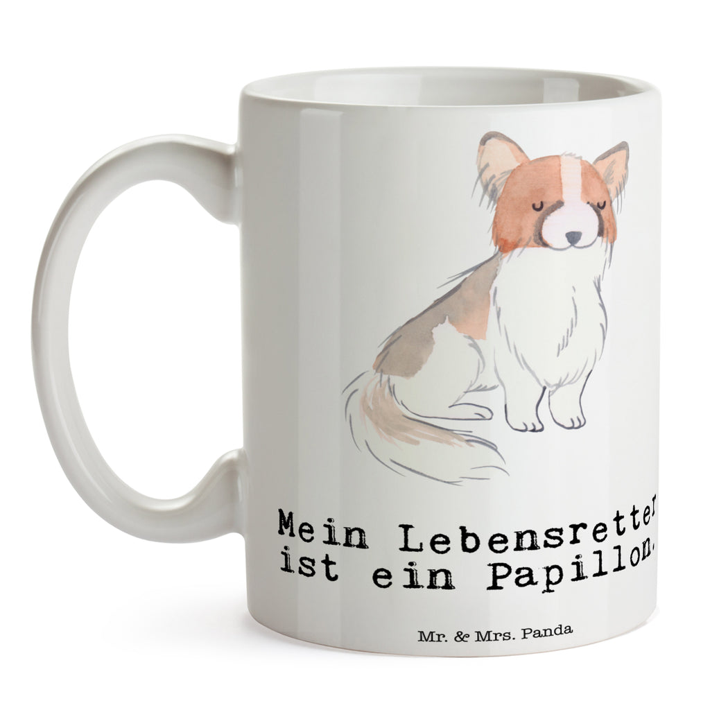 Tasse Papillon Lebensretter Tasse, Kaffeetasse, Teetasse, Becher, Kaffeebecher, Teebecher, Keramiktasse, Porzellantasse, Büro Tasse, Geschenk Tasse, Tasse Sprüche, Tasse Motive, Kaffeetassen, Tasse bedrucken, Designer Tasse, Cappuccino Tassen, Schöne Teetassen, Hund, Hunderasse, Rassehund, Hundebesitzer, Geschenk, Tierfreund, Schenken, Welpe, Kontinentaler Zwergspaniel, Papillon