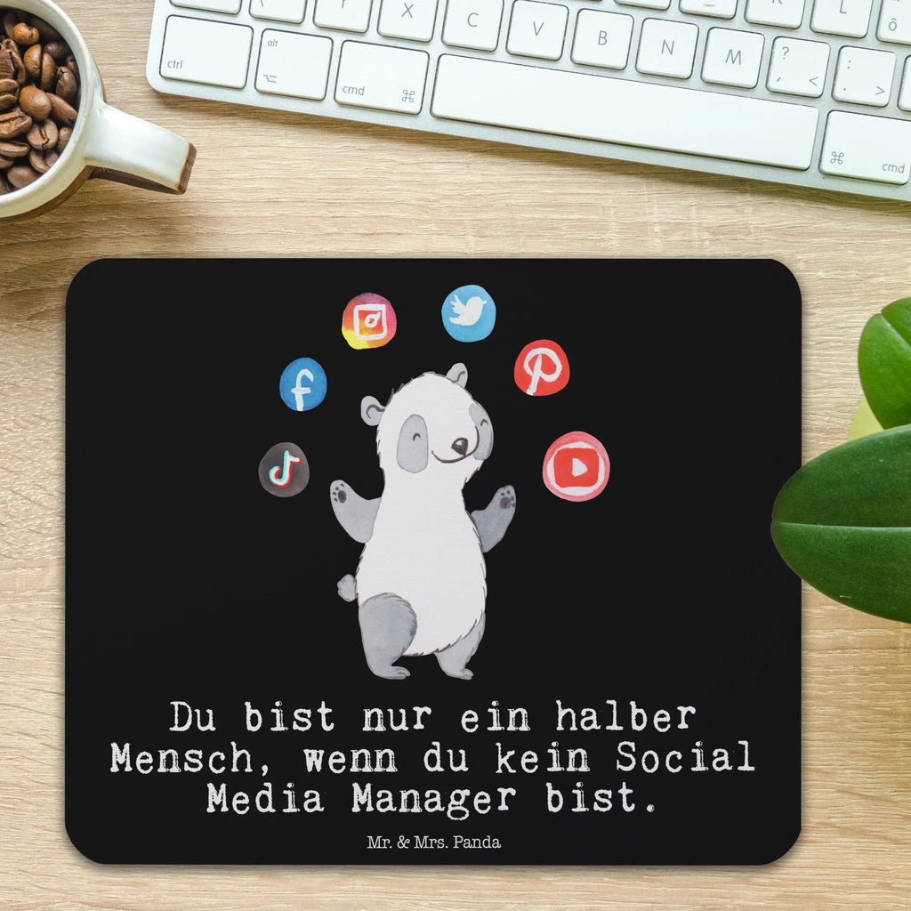 Mauspad Social Media Manager mit Herz Mousepad, Computer zubehör, Büroausstattung, PC Zubehör, Arbeitszimmer, Mauspad, Einzigartiges Mauspad, Designer Mauspad, Mausunterlage, Mauspad Büro, Beruf, Ausbildung, Jubiläum, Abschied, Rente, Kollege, Kollegin, Geschenk, Schenken, Arbeitskollege, Mitarbeiter, Firma, Danke, Dankeschön