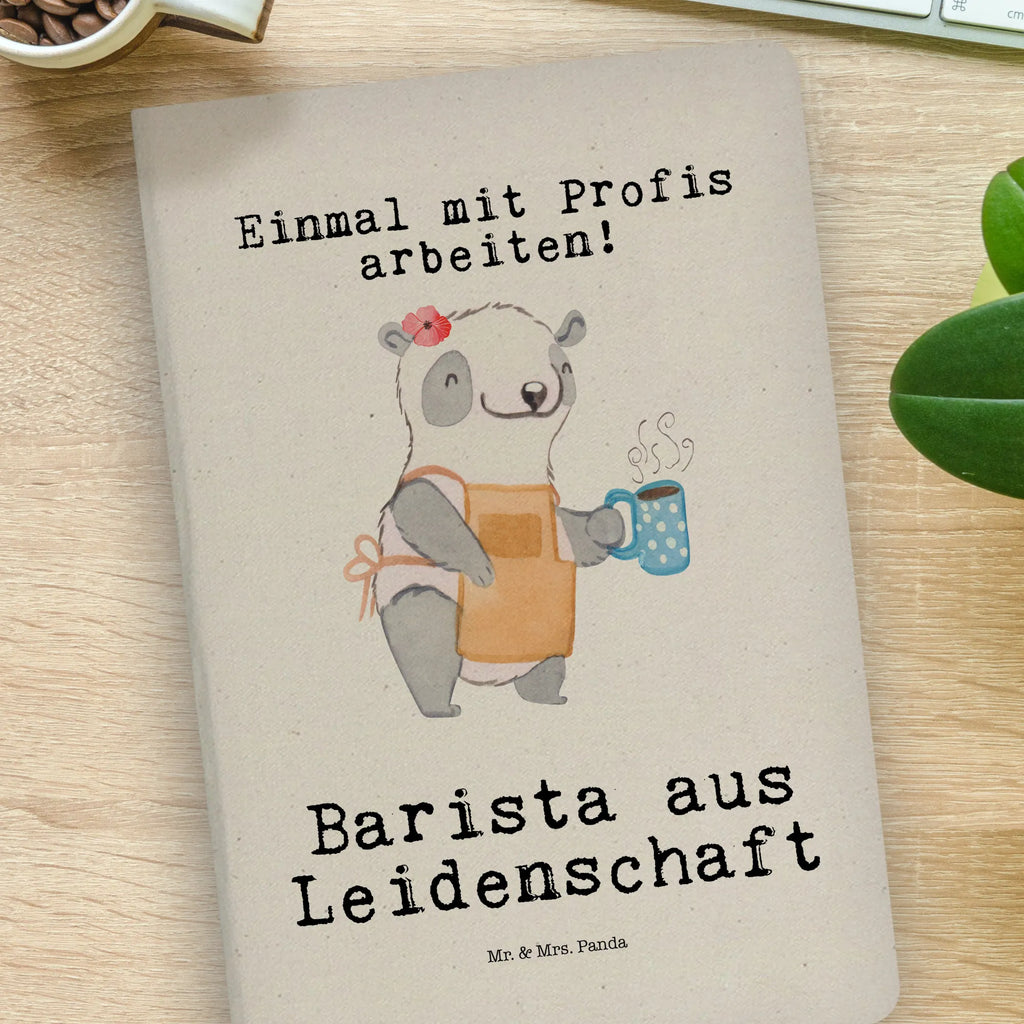 Baumwoll Notizbuch Barista aus Leidenschaft Notizen, Eintragebuch, Tagebuch, Notizblock, Adressbuch, Journal, Kladde, Skizzenbuch, Notizheft, Schreibbuch, Schreibheft, Beruf, Ausbildung, Jubiläum, Abschied, Rente, Kollege, Kollegin, Geschenk, Schenken, Arbeitskollege, Mitarbeiter, Firma, Danke, Dankeschön, Barista, Eröffnung Cafe, Kaffee