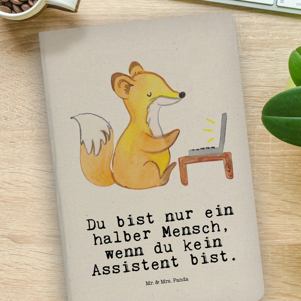 Baumwoll Notizbuch Assistent mit Herz Notizen, Eintragebuch, Tagebuch, Notizblock, Adressbuch, Journal, Kladde, Skizzenbuch, Notizheft, Schreibbuch, Schreibheft, Beruf, Ausbildung, Jubiläum, Abschied, Rente, Kollege, Kollegin, Geschenk, Schenken, Arbeitskollege, Mitarbeiter, Firma, Danke, Dankeschön