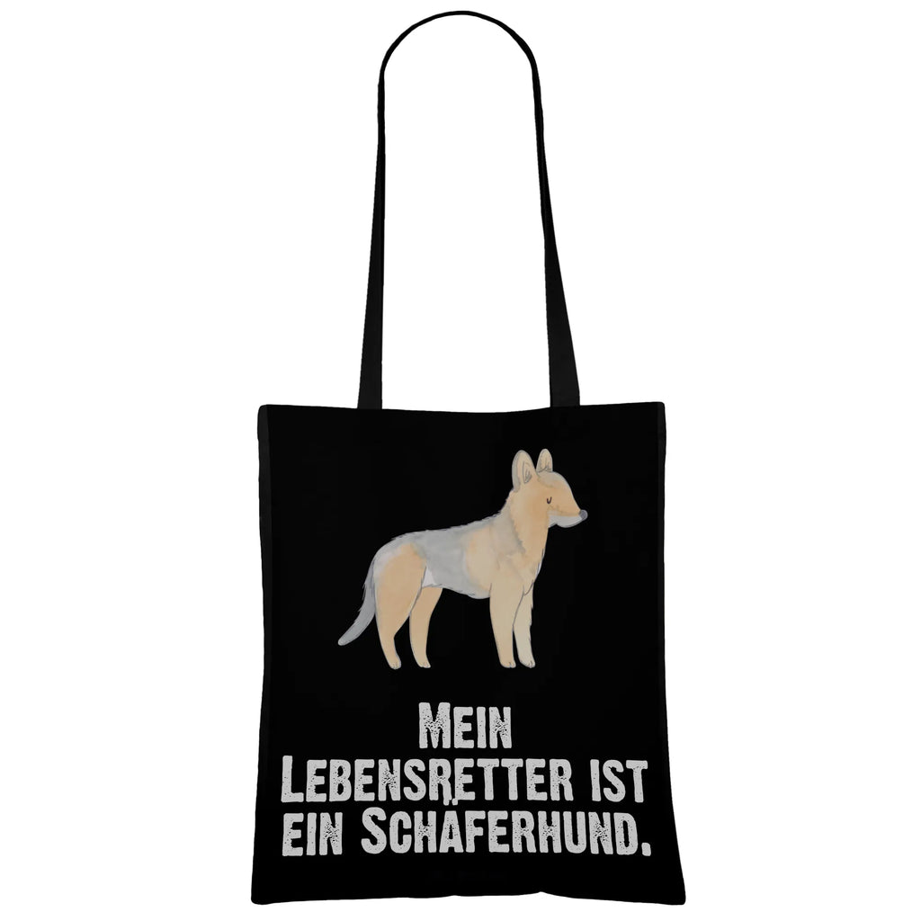 Tragetasche Schäferhund Lebensretter Beuteltasche, Beutel, Einkaufstasche, Jutebeutel, Stoffbeutel, Tasche, Shopper, Umhängetasche, Strandtasche, Schultertasche, Stofftasche, Tragetasche, Badetasche, Jutetasche, Einkaufstüte, Laptoptasche, Hund, Hunderasse, Rassehund, Hundebesitzer, Geschenk, Tierfreund, Schenken, Welpe, Schäferhund