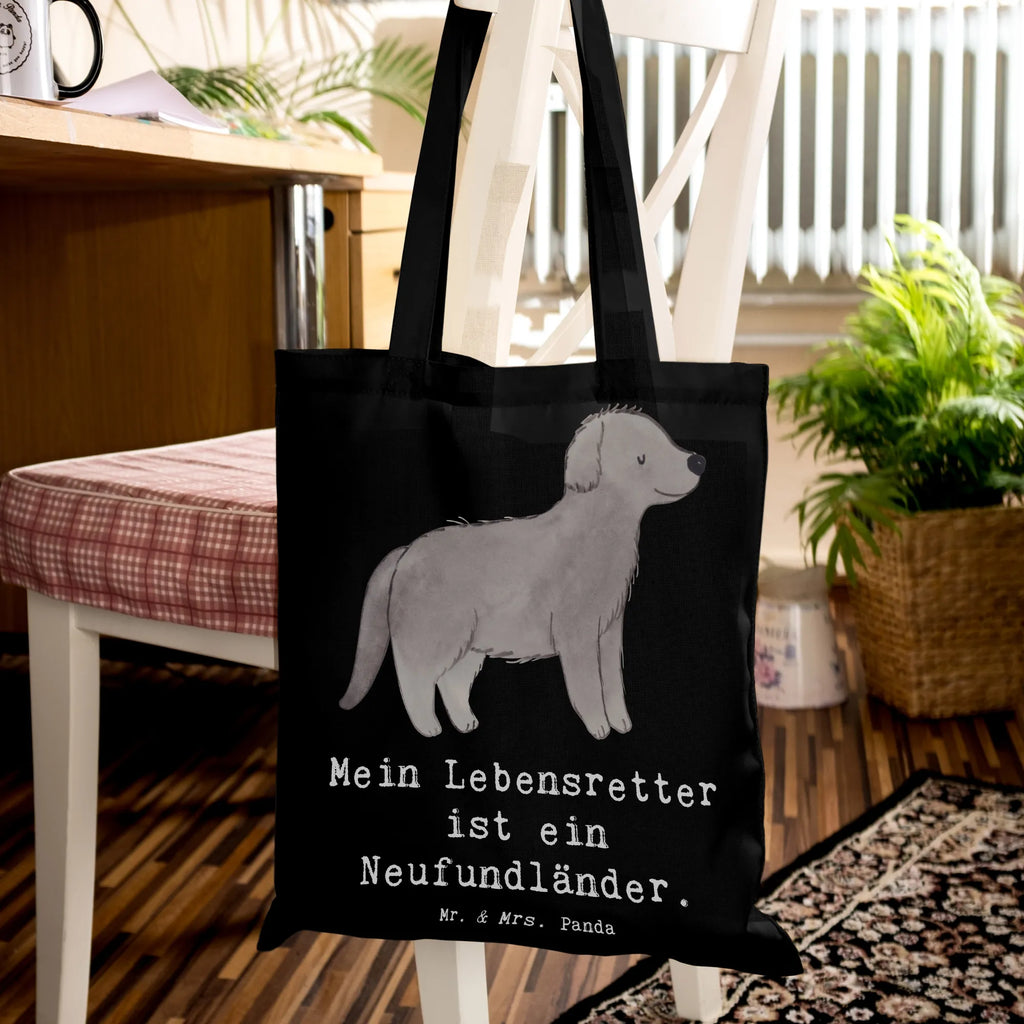 Tragetasche Neufundländer Lebensretter Beuteltasche, Beutel, Einkaufstasche, Jutebeutel, Stoffbeutel, Tasche, Shopper, Umhängetasche, Strandtasche, Schultertasche, Stofftasche, Tragetasche, Badetasche, Jutetasche, Einkaufstüte, Laptoptasche, Hund, Hunderasse, Rassehund, Hundebesitzer, Geschenk, Tierfreund, Schenken, Welpe, Neufundländer, Newfoundland