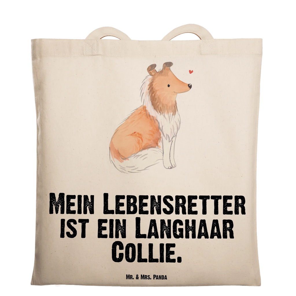 Tragetasche Langhaar Collie Lebensretter Beuteltasche, Beutel, Einkaufstasche, Jutebeutel, Stoffbeutel, Tasche, Shopper, Umhängetasche, Strandtasche, Schultertasche, Stofftasche, Tragetasche, Badetasche, Jutetasche, Einkaufstüte, Laptoptasche, Hund, Hunderasse, Rassehund, Hundebesitzer, Geschenk, Tierfreund, Schenken, Welpe, Langhaar Collie, britischer Hütehund