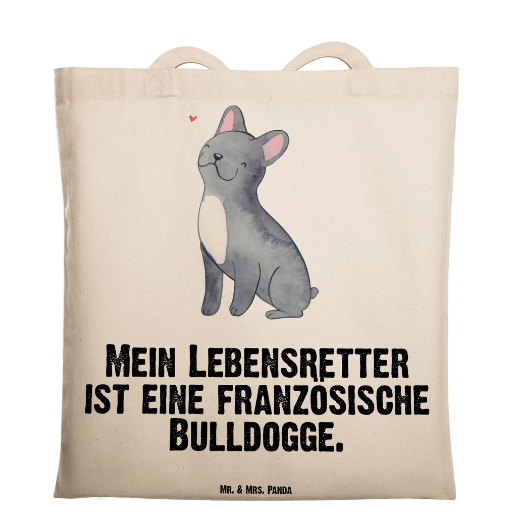 Tragetasche Französische Bulldogge Lebensretter Beuteltasche, Beutel, Einkaufstasche, Jutebeutel, Stoffbeutel, Tasche, Shopper, Umhängetasche, Strandtasche, Schultertasche, Stofftasche, Tragetasche, Badetasche, Jutetasche, Einkaufstüte, Laptoptasche, Hund, Hunderasse, Rassehund, Hundebesitzer, Geschenk, Tierfreund, Schenken, Welpe, Französische Bulldogge