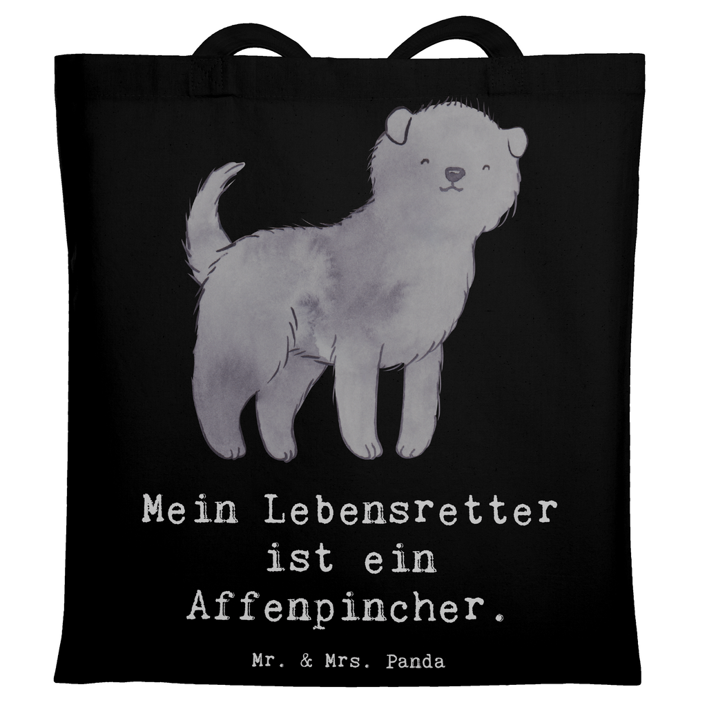 Tragetasche Affenpincher Lebensretter Beuteltasche, Beutel, Einkaufstasche, Jutebeutel, Stoffbeutel, Tasche, Shopper, Umhängetasche, Strandtasche, Schultertasche, Stofftasche, Tragetasche, Badetasche, Jutetasche, Einkaufstüte, Laptoptasche, Hund, Hunderasse, Rassehund, Hundebesitzer, Geschenk, Tierfreund, Schenken, Welpe, Affenpincher