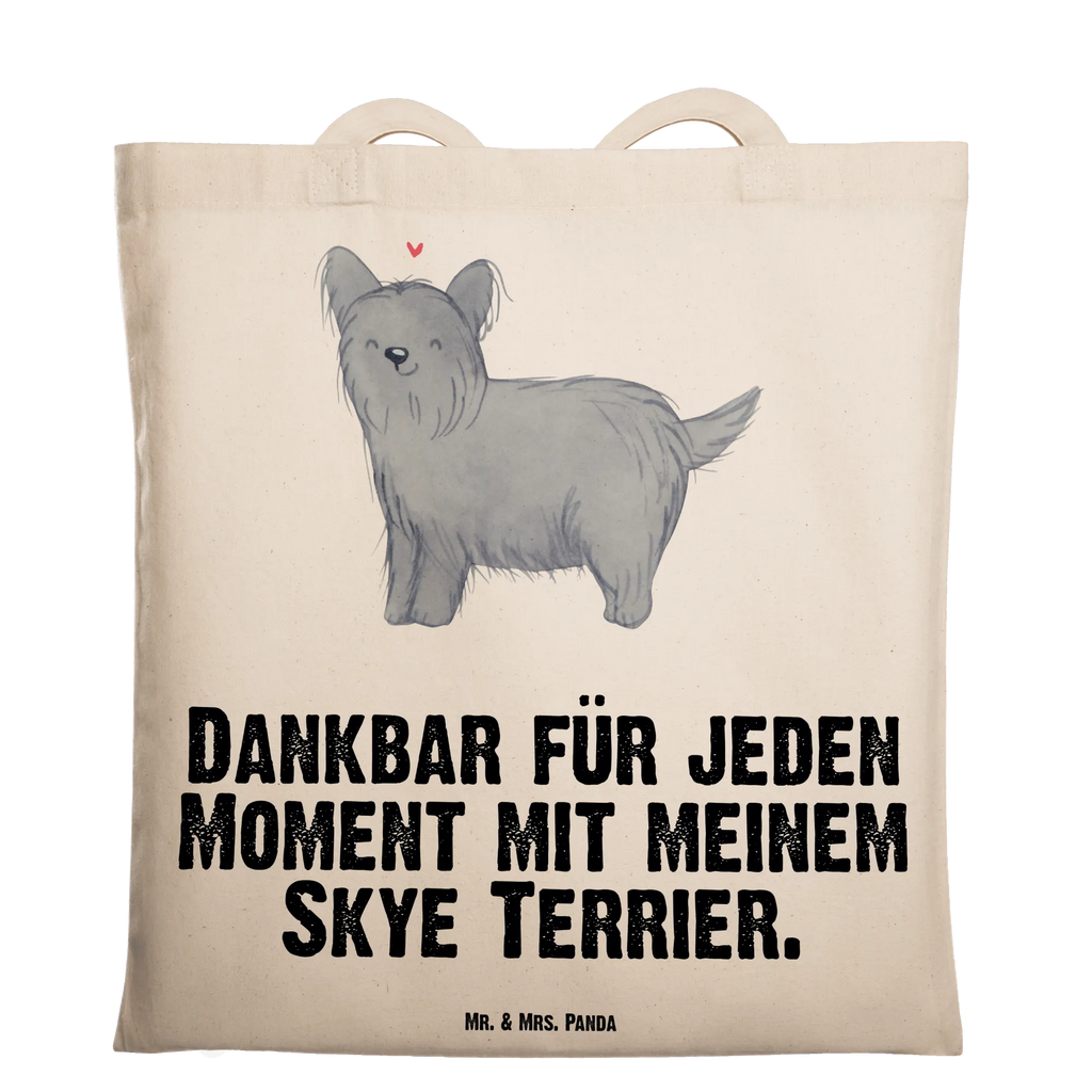 Tragetasche Skye Terrier Moment Beuteltasche, Beutel, Einkaufstasche, Jutebeutel, Stoffbeutel, Tasche, Shopper, Umhängetasche, Strandtasche, Schultertasche, Stofftasche, Tragetasche, Badetasche, Jutetasche, Einkaufstüte, Laptoptasche, Hund, Hunderasse, Rassehund, Hundebesitzer, Geschenk, Tierfreund, Schenken, Welpe, Skye Terrier, Terrier