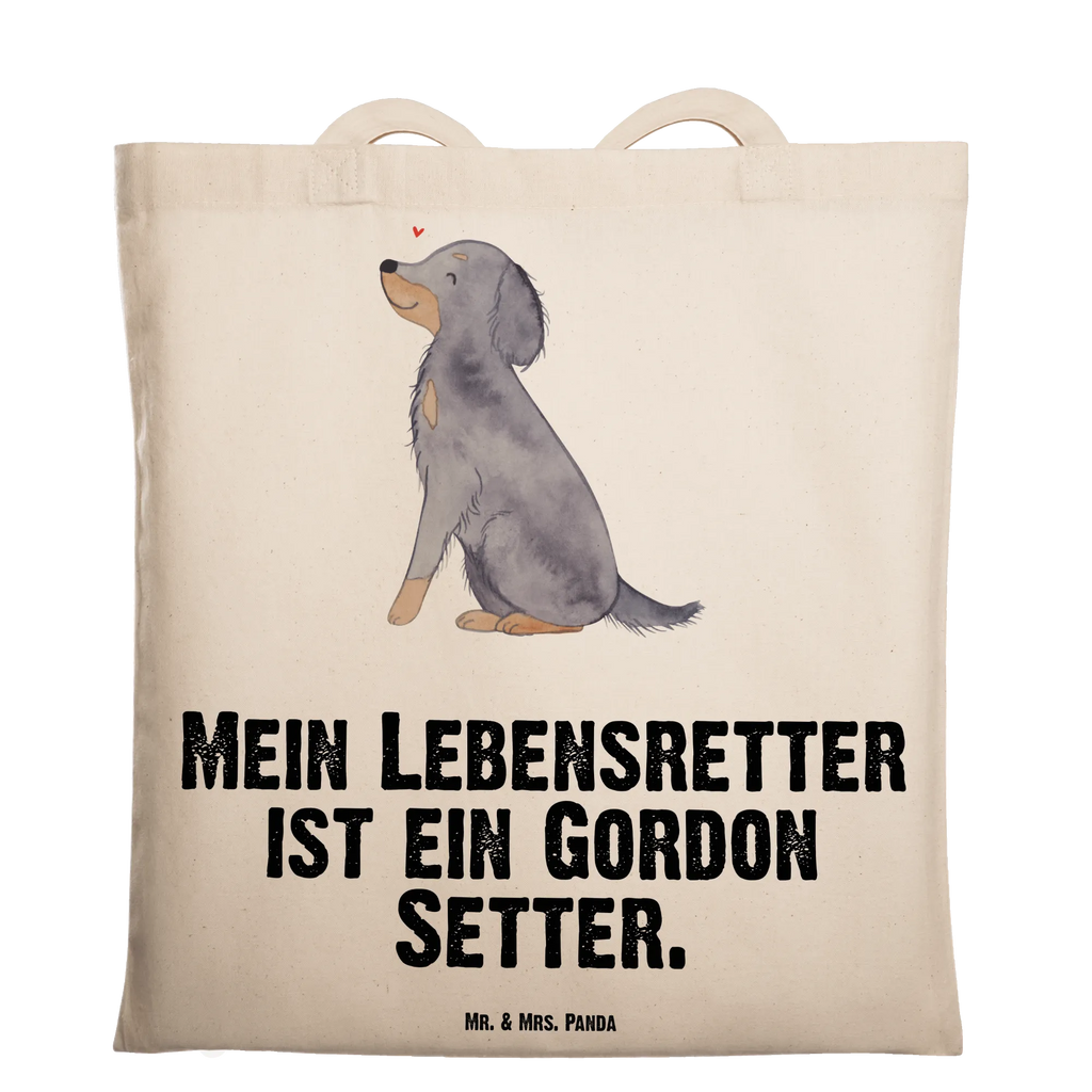 Tragetasche Gordon Setter Lebensretter Beuteltasche, Beutel, Einkaufstasche, Jutebeutel, Stoffbeutel, Tasche, Shopper, Umhängetasche, Strandtasche, Schultertasche, Stofftasche, Tragetasche, Badetasche, Jutetasche, Einkaufstüte, Laptoptasche, Hund, Hunderasse, Rassehund, Hundebesitzer, Geschenk, Tierfreund, Schenken, Welpe, Gordon Shetter, Jagdhund