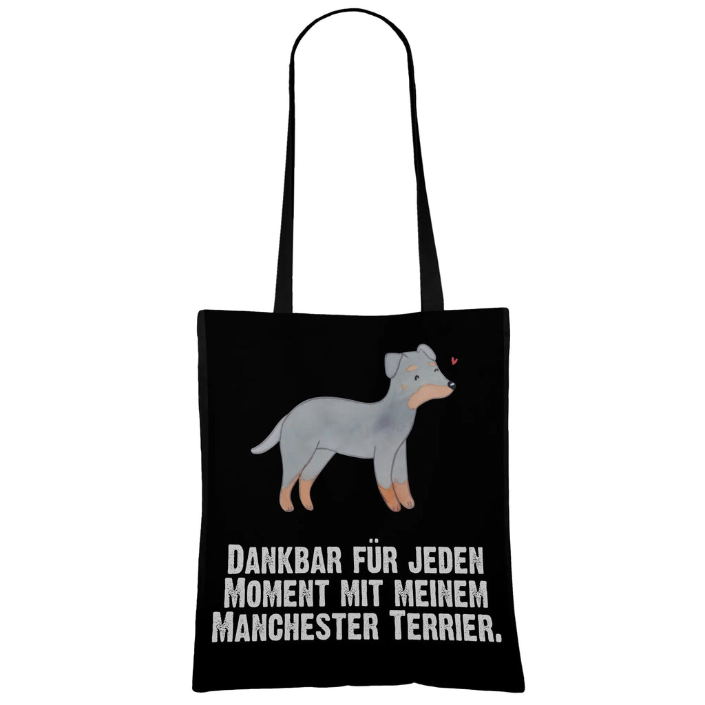 Tragetasche Manchester Terrier Moment Beuteltasche, Beutel, Einkaufstasche, Jutebeutel, Stoffbeutel, Tasche, Shopper, Umhängetasche, Strandtasche, Schultertasche, Stofftasche, Tragetasche, Badetasche, Jutetasche, Einkaufstüte, Laptoptasche, Hund, Hunderasse, Rassehund, Hundebesitzer, Geschenk, Tierfreund, Schenken, Welpe, Manchester Terrier