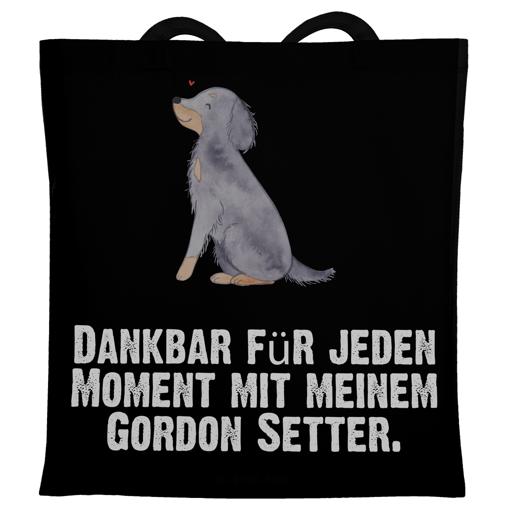 Tragetasche Gordon Setter Moment Beuteltasche, Beutel, Einkaufstasche, Jutebeutel, Stoffbeutel, Tasche, Shopper, Umhängetasche, Strandtasche, Schultertasche, Stofftasche, Tragetasche, Badetasche, Jutetasche, Einkaufstüte, Laptoptasche, Hund, Hunderasse, Rassehund, Hundebesitzer, Geschenk, Tierfreund, Schenken, Welpe, Gordon Shetter, Jagdhund