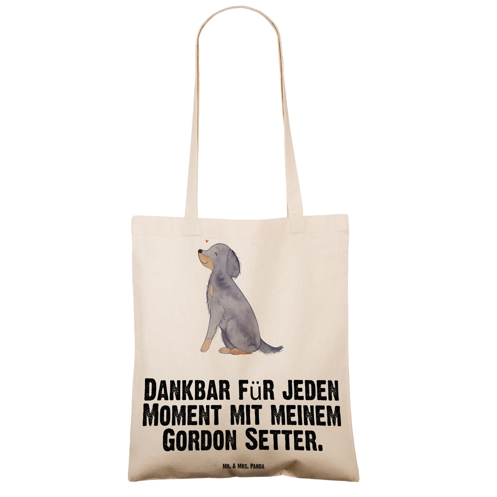 Tragetasche Gordon Setter Moment Beuteltasche, Beutel, Einkaufstasche, Jutebeutel, Stoffbeutel, Tasche, Shopper, Umhängetasche, Strandtasche, Schultertasche, Stofftasche, Tragetasche, Badetasche, Jutetasche, Einkaufstüte, Laptoptasche, Hund, Hunderasse, Rassehund, Hundebesitzer, Geschenk, Tierfreund, Schenken, Welpe, Gordon Shetter, Jagdhund