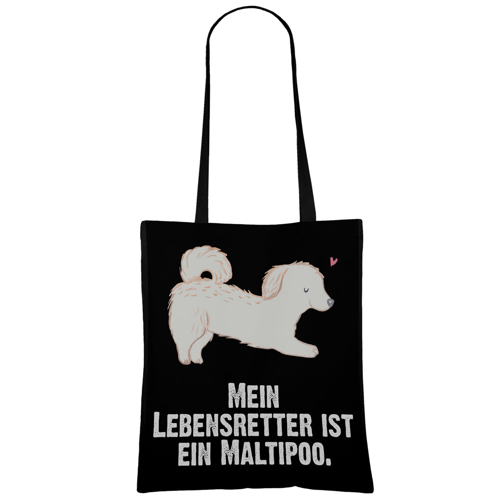 Tragetasche Maltipoo Lebensretter Beuteltasche, Beutel, Einkaufstasche, Jutebeutel, Stoffbeutel, Tasche, Shopper, Umhängetasche, Strandtasche, Schultertasche, Stofftasche, Tragetasche, Badetasche, Jutetasche, Einkaufstüte, Laptoptasche, Hund, Hunderasse, Rassehund, Hundebesitzer, Geschenk, Tierfreund, Schenken, Welpe, Maltipoo, Kreuzung, Mischling