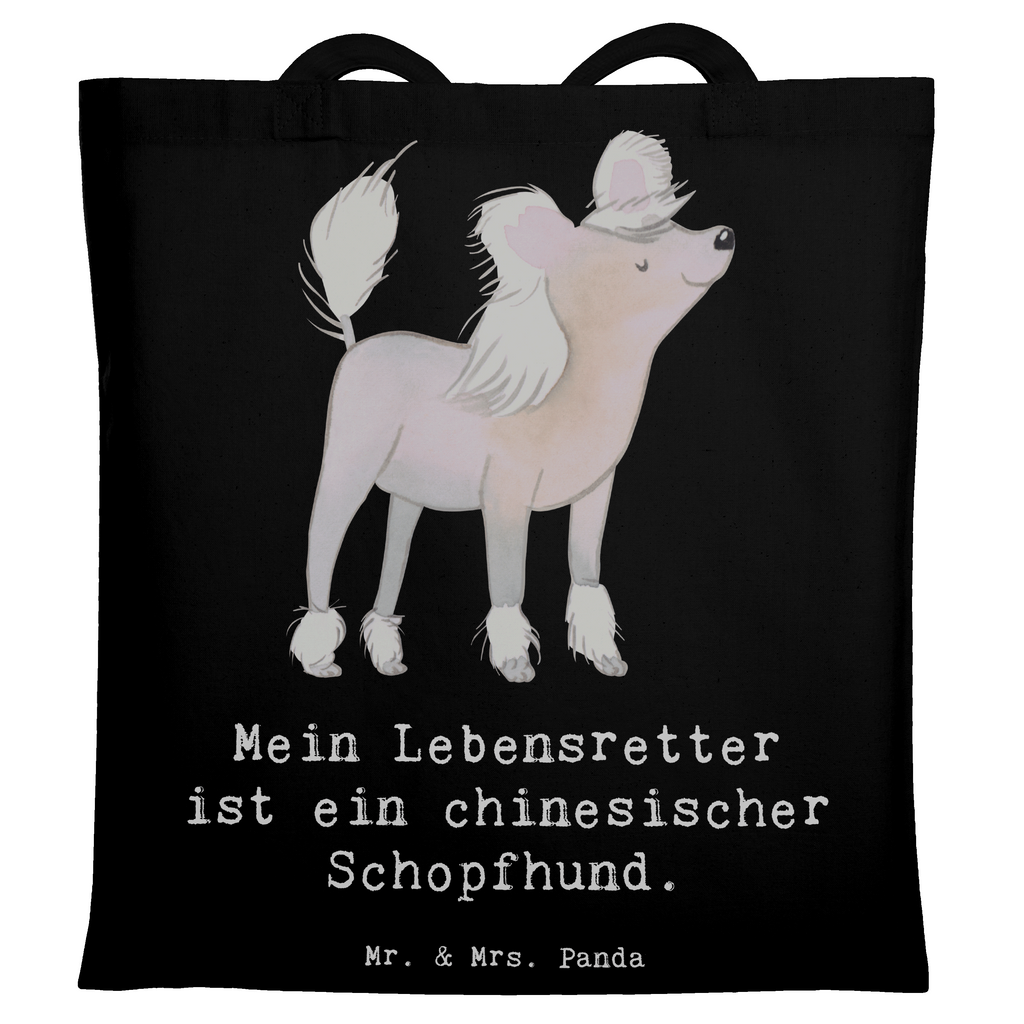 Tragetasche Chinesischer Schopfhund Lebensretter Beuteltasche, Beutel, Einkaufstasche, Jutebeutel, Stoffbeutel, Tasche, Shopper, Umhängetasche, Strandtasche, Schultertasche, Stofftasche, Tragetasche, Badetasche, Jutetasche, Einkaufstüte, Laptoptasche, Hund, Hunderasse, Rassehund, Hundebesitzer, Geschenk, Tierfreund, Schenken, Welpe, Chinesischer Schopfhund, Chinese Crested Dog