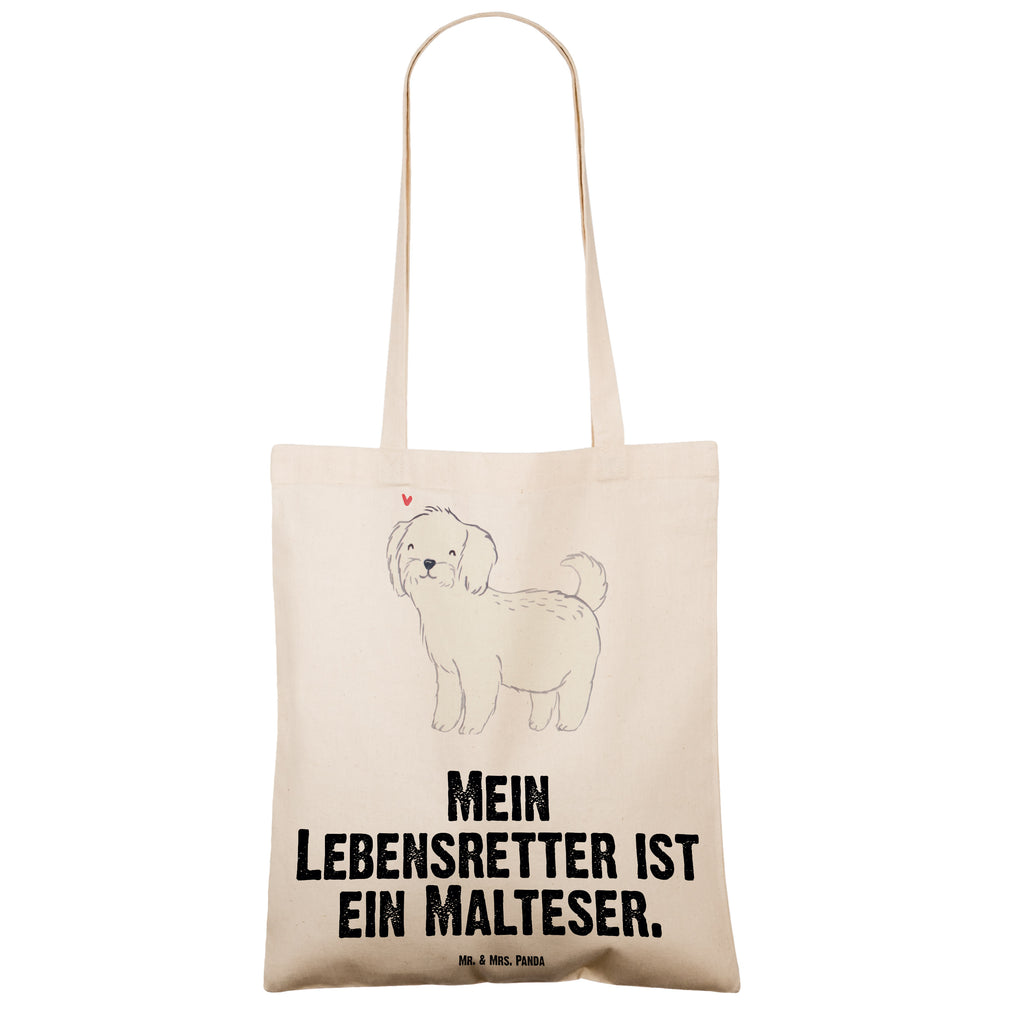 Tragetasche Malteser Lebensretter Beuteltasche, Beutel, Einkaufstasche, Jutebeutel, Stoffbeutel, Tasche, Shopper, Umhängetasche, Strandtasche, Schultertasche, Stofftasche, Tragetasche, Badetasche, Jutetasche, Einkaufstüte, Laptoptasche, Hund, Hunderasse, Rassehund, Hundebesitzer, Geschenk, Tierfreund, Schenken, Welpe, Malteser