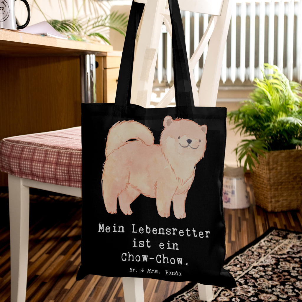 Tragetasche Chow-Chow Lebensretter Beuteltasche, Beutel, Einkaufstasche, Jutebeutel, Stoffbeutel, Tasche, Shopper, Umhängetasche, Strandtasche, Schultertasche, Stofftasche, Tragetasche, Badetasche, Jutetasche, Einkaufstüte, Laptoptasche, Hund, Hunderasse, Rassehund, Hundebesitzer, Geschenk, Tierfreund, Schenken, Welpe, Chow-Chow, Asiatischer Spitz