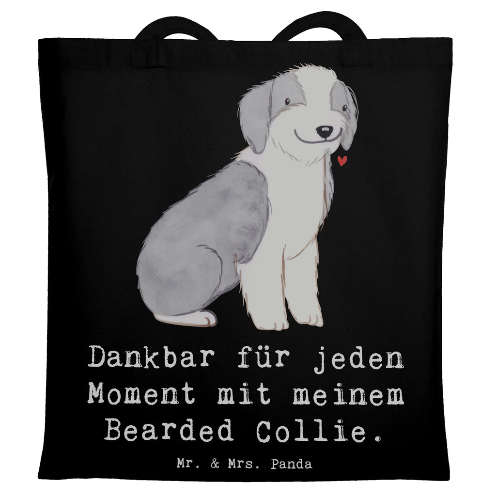 Tragetasche Bearded Collie Moment Beuteltasche, Beutel, Einkaufstasche, Jutebeutel, Stoffbeutel, Tasche, Shopper, Umhängetasche, Strandtasche, Schultertasche, Stofftasche, Tragetasche, Badetasche, Jutetasche, Einkaufstüte, Laptoptasche, Hund, Hunderasse, Rassehund, Hundebesitzer, Geschenk, Tierfreund, Schenken, Welpe, Bearded Collie, britischer Hütehund