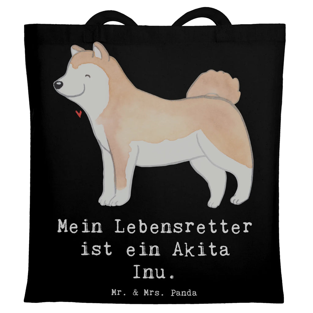 Tragetasche Akita Inu Lebensretter Beuteltasche, Beutel, Einkaufstasche, Jutebeutel, Stoffbeutel, Tasche, Shopper, Umhängetasche, Strandtasche, Schultertasche, Stofftasche, Tragetasche, Badetasche, Jutetasche, Einkaufstüte, Laptoptasche, Hund, Hunderasse, Rassehund, Hundebesitzer, Geschenk, Tierfreund, Schenken, Welpe