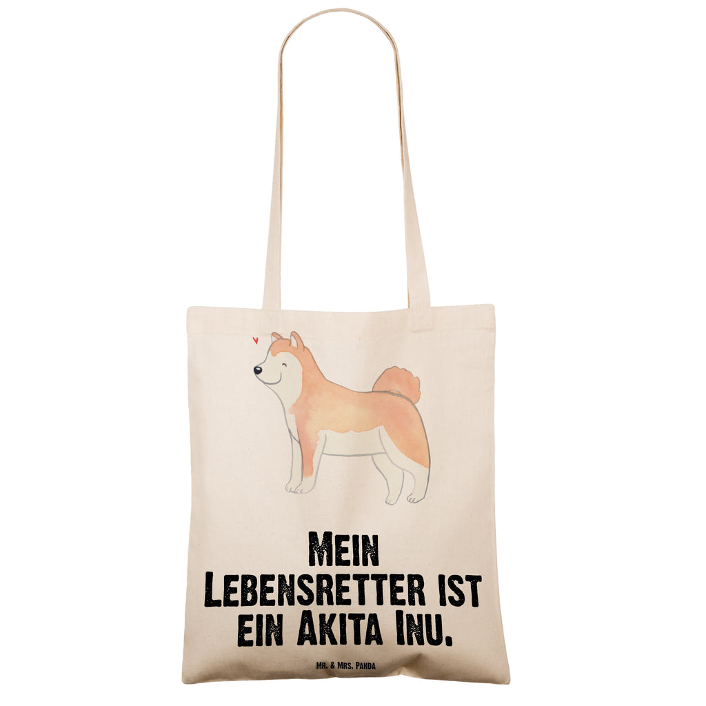 Tragetasche Akita Inu Lebensretter Beuteltasche, Beutel, Einkaufstasche, Jutebeutel, Stoffbeutel, Tasche, Shopper, Umhängetasche, Strandtasche, Schultertasche, Stofftasche, Tragetasche, Badetasche, Jutetasche, Einkaufstüte, Laptoptasche, Hund, Hunderasse, Rassehund, Hundebesitzer, Geschenk, Tierfreund, Schenken, Welpe