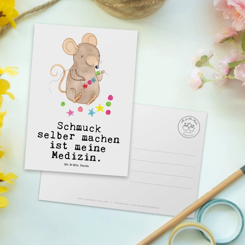 Postkarte Maus Schmuck selber machen Postkarte, Karte, Geschenkkarte, Grußkarte, Einladung, Ansichtskarte, Geburtstagskarte, Einladungskarte, Dankeskarte, Ansichtskarten, Einladung Geburtstag, Einladungskarten Geburtstag, Geschenk, Sport, Sportart, Hobby, Schenken, Danke, Dankeschön, Auszeichnung, Gewinn, Sportler, Schmuck selber machen, Schmuck basteln, DIY