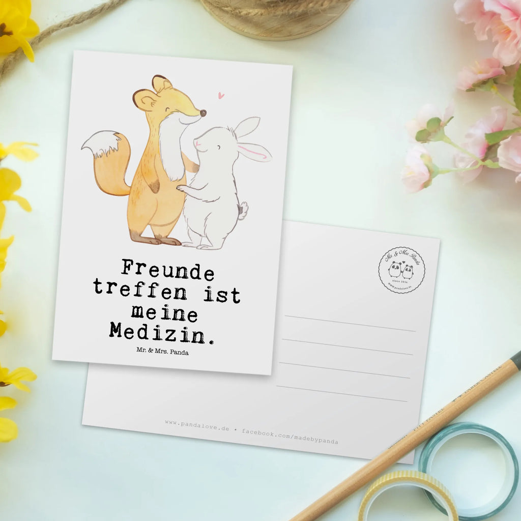 Postkarte Fuchs Hase Freunde treffen Postkarte, Karte, Geschenkkarte, Grußkarte, Einladung, Ansichtskarte, Geburtstagskarte, Einladungskarte, Dankeskarte, Ansichtskarten, Einladung Geburtstag, Einladungskarten Geburtstag, Geschenk, Sport, Sportart, Hobby, Schenken, Danke, Dankeschön, Auszeichnung, Gewinn, Sportler, Freunde treffen