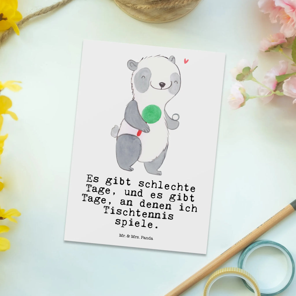 Postkarte Panda Tischtennis Postkarte, Karte, Geschenkkarte, Grußkarte, Einladung, Ansichtskarte, Geburtstagskarte, Einladungskarte, Dankeskarte, Ansichtskarten, Einladung Geburtstag, Einladungskarten Geburtstag, Geschenk, Sport, Sportart, Hobby, Schenken, Danke, Dankeschön, Auszeichnung, Gewinn, Sportler, Tischtennis, Tischtennis Bund, Tischtennis Verein, Ballsport, Tischtennis Wettbewerb, Tischtennis Meisterschaft, Tischtennis Sprüche