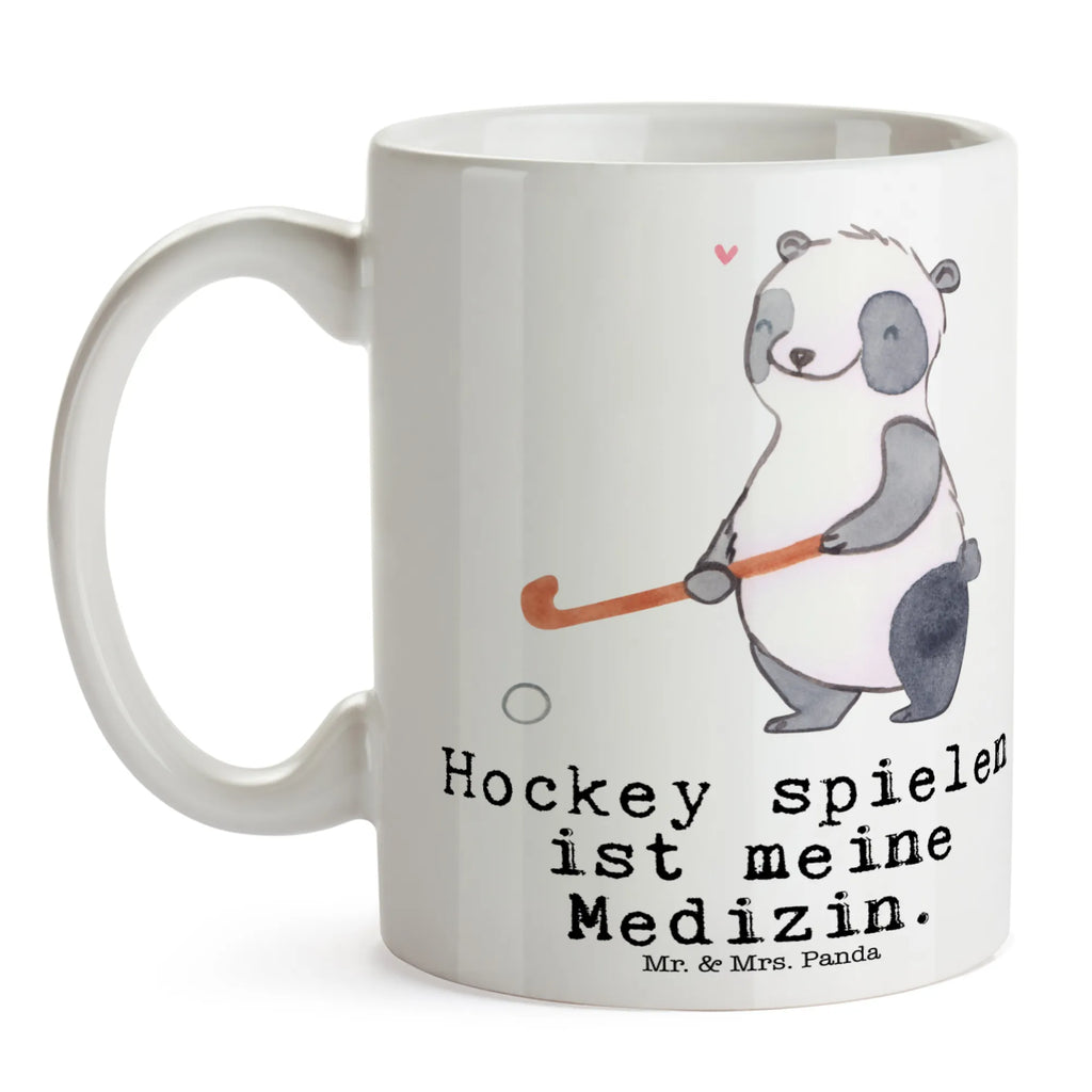 Tasse Panda Hockey spielen Tasse, Kaffeetasse, Teetasse, Becher, Kaffeebecher, Teebecher, Keramiktasse, Porzellantasse, Büro Tasse, Geschenk Tasse, Tasse Sprüche, Tasse Motive, Kaffeetassen, Tasse bedrucken, Designer Tasse, Cappuccino Tassen, Schöne Teetassen, Geschenk, Sport, Sportart, Hobby, Schenken, Danke, Dankeschön, Auszeichnung, Gewinn, Sportler, Hockey spielen, Feldhockey, Hockeyschläger, Hockey Verein