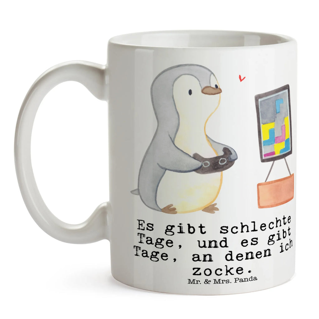 Tasse Pinguin Zocken Tasse, Kaffeetasse, Teetasse, Becher, Kaffeebecher, Teebecher, Keramiktasse, Porzellantasse, Büro Tasse, Geschenk Tasse, Tasse Sprüche, Tasse Motive, Kaffeetassen, Tasse bedrucken, Designer Tasse, Cappuccino Tassen, Schöne Teetassen, Geschenk, Sport, Sportart, Hobby, Schenken, Danke, Dankeschön, Auszeichnung, Gewinn, Sportler, Zocken, Gaming, Videospiele, Videogames