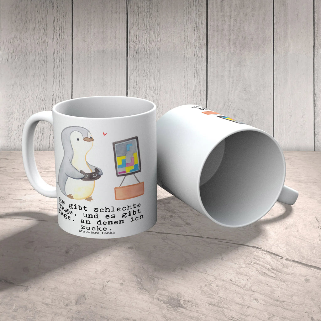 Tasse Pinguin Zocken Tasse, Kaffeetasse, Teetasse, Becher, Kaffeebecher, Teebecher, Keramiktasse, Porzellantasse, Büro Tasse, Geschenk Tasse, Tasse Sprüche, Tasse Motive, Kaffeetassen, Tasse bedrucken, Designer Tasse, Cappuccino Tassen, Schöne Teetassen, Geschenk, Sport, Sportart, Hobby, Schenken, Danke, Dankeschön, Auszeichnung, Gewinn, Sportler, Zocken, Gaming, Videospiele, Videogames