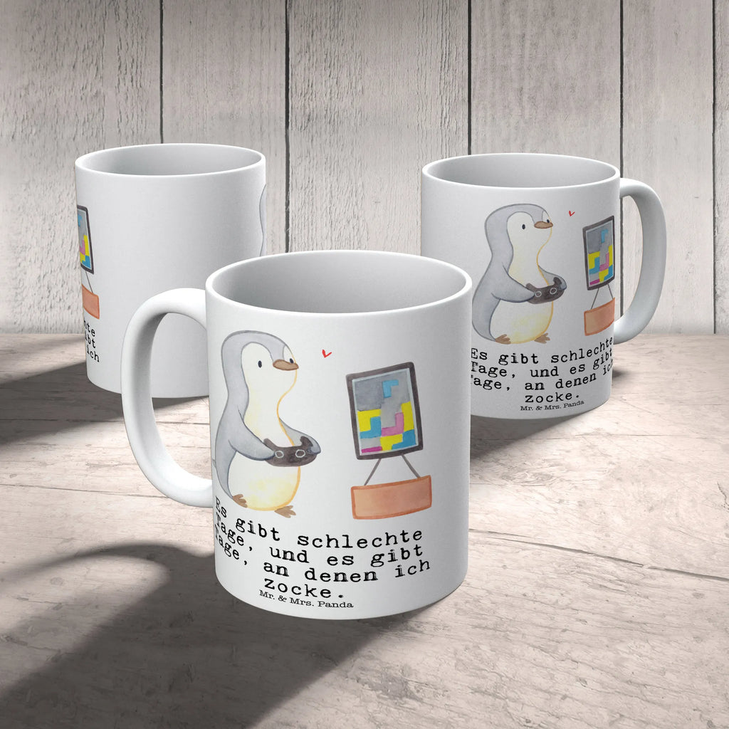 Tasse Pinguin Zocken Tasse, Kaffeetasse, Teetasse, Becher, Kaffeebecher, Teebecher, Keramiktasse, Porzellantasse, Büro Tasse, Geschenk Tasse, Tasse Sprüche, Tasse Motive, Kaffeetassen, Tasse bedrucken, Designer Tasse, Cappuccino Tassen, Schöne Teetassen, Geschenk, Sport, Sportart, Hobby, Schenken, Danke, Dankeschön, Auszeichnung, Gewinn, Sportler, Zocken, Gaming, Videospiele, Videogames