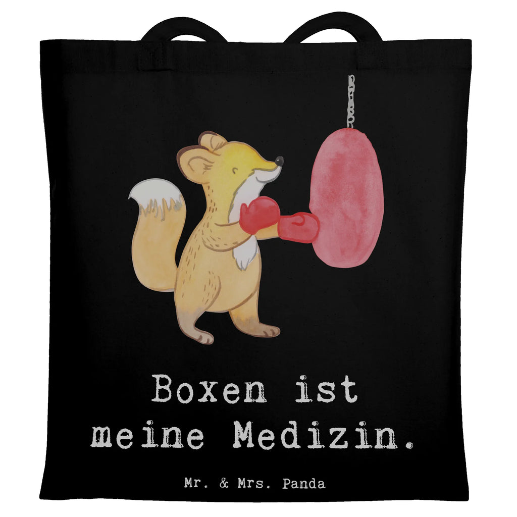 Tragetasche Fuchs Boxen Beuteltasche, Beutel, Einkaufstasche, Jutebeutel, Stoffbeutel, Tasche, Shopper, Umhängetasche, Strandtasche, Schultertasche, Stofftasche, Tragetasche, Badetasche, Jutetasche, Einkaufstüte, Laptoptasche, Geschenk, Sport, Sportart, Hobby, Schenken, Danke, Dankeschön, Auszeichnung, Gewinn, Sportler, Boxen, Boxkampf, Boxtraining