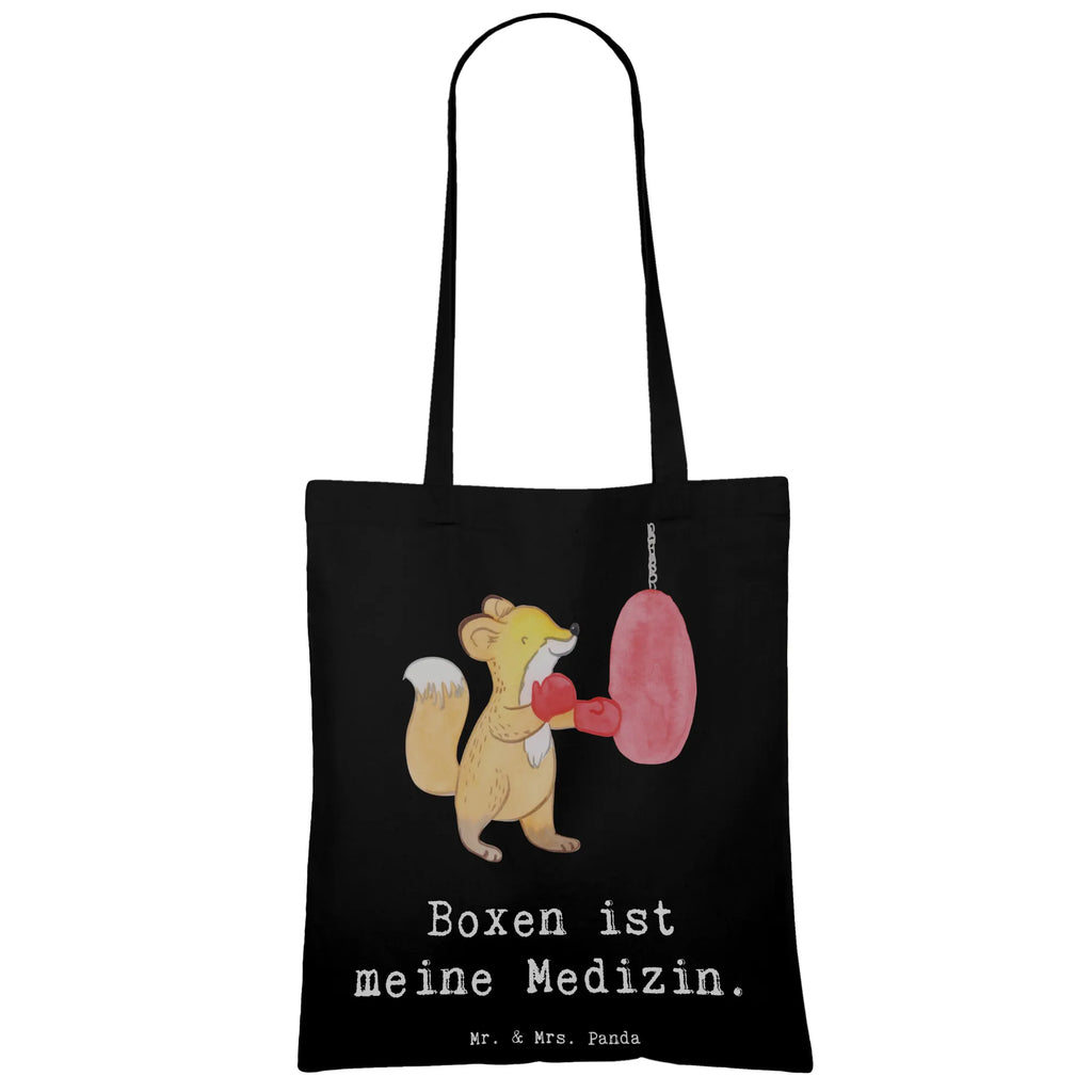 Tragetasche Fuchs Boxen Beuteltasche, Beutel, Einkaufstasche, Jutebeutel, Stoffbeutel, Tasche, Shopper, Umhängetasche, Strandtasche, Schultertasche, Stofftasche, Tragetasche, Badetasche, Jutetasche, Einkaufstüte, Laptoptasche, Geschenk, Sport, Sportart, Hobby, Schenken, Danke, Dankeschön, Auszeichnung, Gewinn, Sportler, Boxen, Boxkampf, Boxtraining