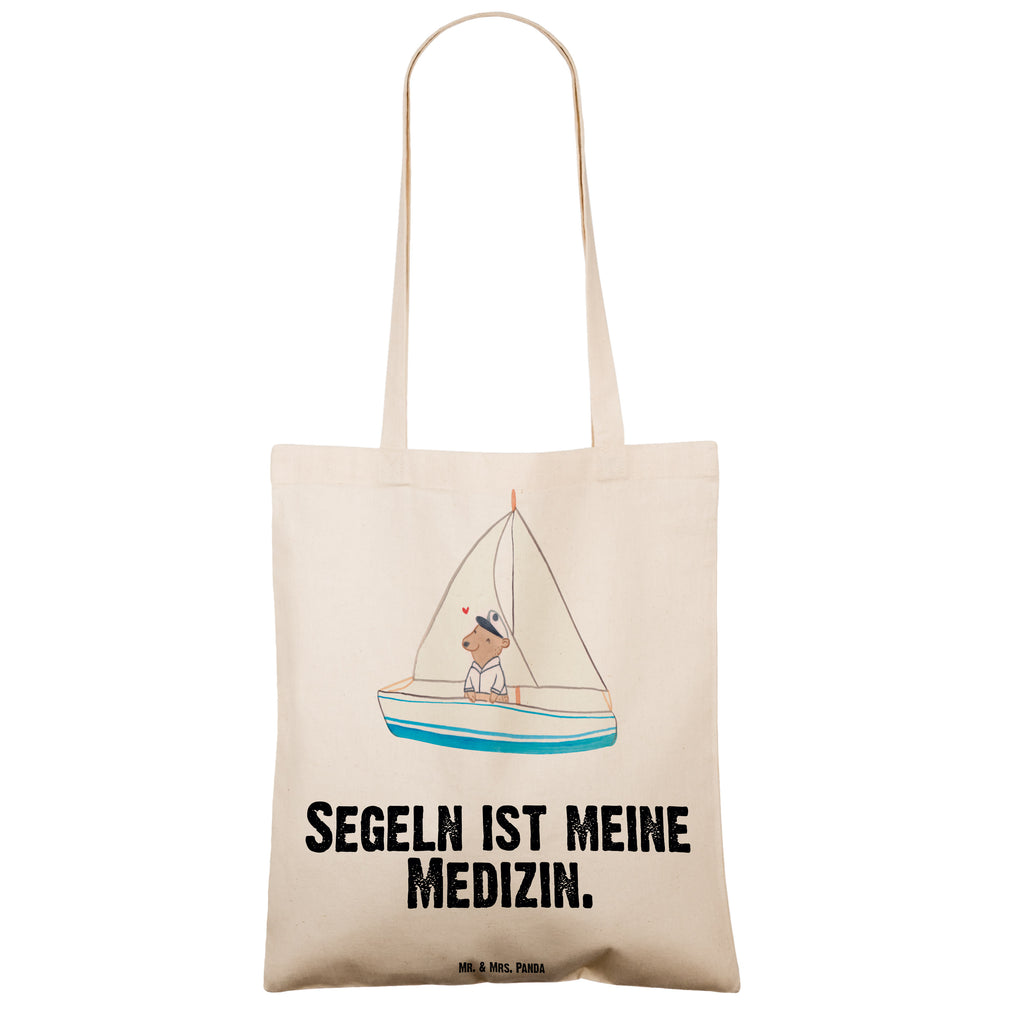 Tragetasche Bär Segeln Beuteltasche, Beutel, Einkaufstasche, Jutebeutel, Stoffbeutel, Tasche, Shopper, Umhängetasche, Strandtasche, Schultertasche, Stofftasche, Tragetasche, Badetasche, Jutetasche, Einkaufstüte, Laptoptasche, Geschenk, Sport, Sportart, Hobby, Schenken, Danke, Dankeschön, Auszeichnung, Gewinn, Sportler, segeln, Segeltörn, Segelboot, Segelschule, Yachtclub