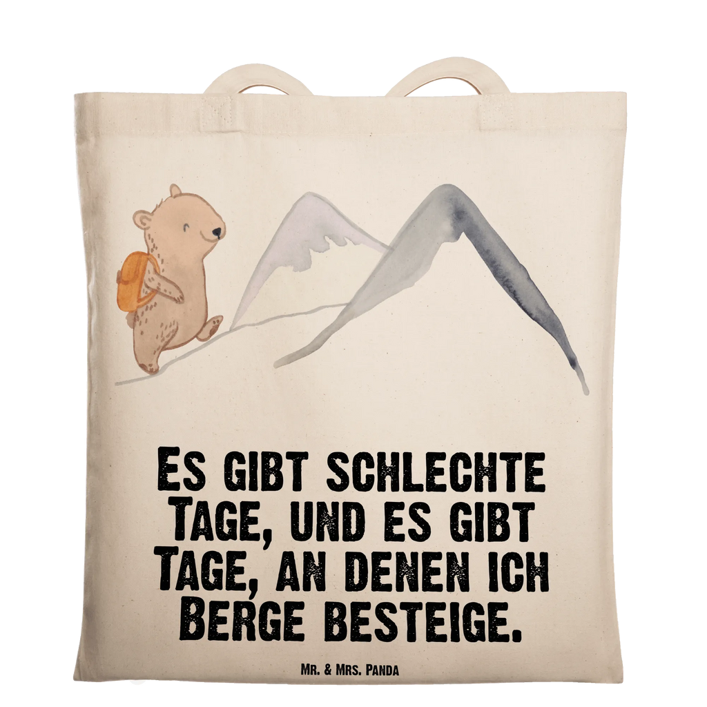 Tragetasche Bär Bergsteigen Beuteltasche, Beutel, Einkaufstasche, Jutebeutel, Stoffbeutel, Tasche, Shopper, Umhängetasche, Strandtasche, Schultertasche, Stofftasche, Tragetasche, Badetasche, Jutetasche, Einkaufstüte, Laptoptasche, Geschenk, Sport, Sportart, Hobby, Schenken, Danke, Dankeschön, Auszeichnung, Gewinn, Sportler, Bergsteigen, wandern, Bergsport, Trekking, Alpinismus, Alpinwandern