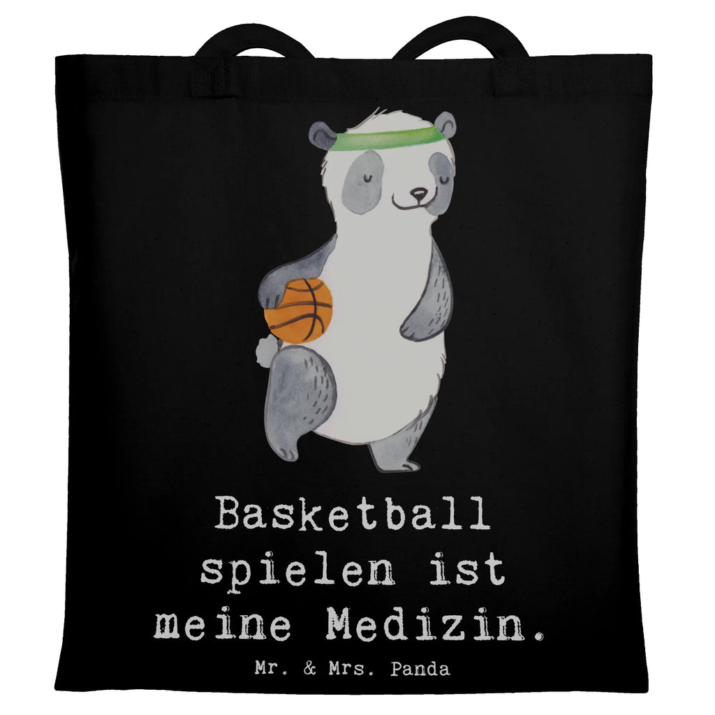 Tragetasche Panda Basketball Beuteltasche, Beutel, Einkaufstasche, Jutebeutel, Stoffbeutel, Tasche, Shopper, Umhängetasche, Strandtasche, Schultertasche, Stofftasche, Tragetasche, Badetasche, Jutetasche, Einkaufstüte, Laptoptasche, Geschenk, Sport, Sportart, Hobby, Schenken, Danke, Dankeschön, Auszeichnung, Gewinn, Sportler, Basketball, Basketball Verein, Basketball Verband, Basketballplatz