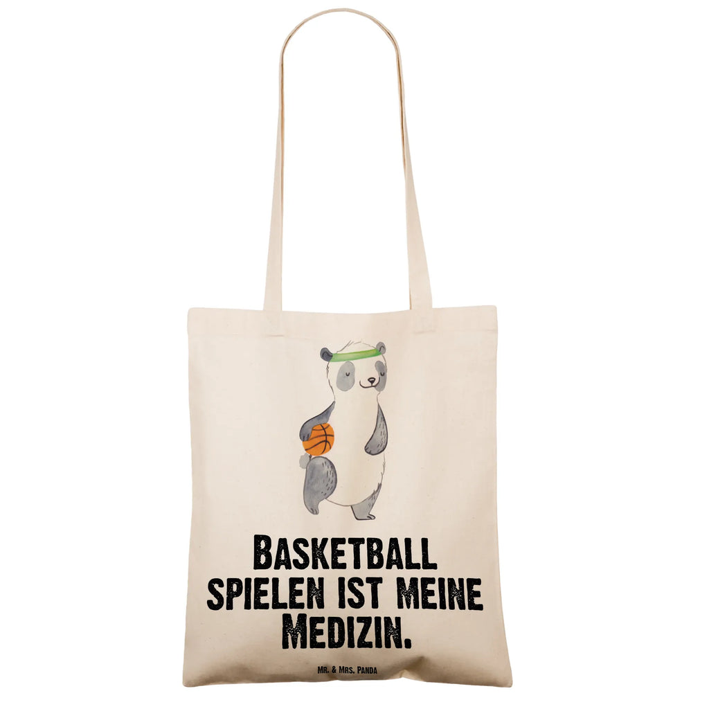 Tragetasche Panda Basketball Beuteltasche, Beutel, Einkaufstasche, Jutebeutel, Stoffbeutel, Tasche, Shopper, Umhängetasche, Strandtasche, Schultertasche, Stofftasche, Tragetasche, Badetasche, Jutetasche, Einkaufstüte, Laptoptasche, Geschenk, Sport, Sportart, Hobby, Schenken, Danke, Dankeschön, Auszeichnung, Gewinn, Sportler, Basketball, Basketball Verein, Basketball Verband, Basketballplatz