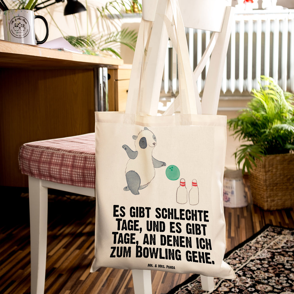 Tragetasche Panda Bowling Beuteltasche, Beutel, Einkaufstasche, Jutebeutel, Stoffbeutel, Tasche, Shopper, Umhängetasche, Strandtasche, Schultertasche, Stofftasche, Tragetasche, Badetasche, Jutetasche, Einkaufstüte, Laptoptasche, Geschenk, Sport, Sportart, Hobby, Schenken, Danke, Dankeschön, Auszeichnung, Gewinn, Sportler, Bowling, Bowlen gehen, Bowling Center, Bowlingbahn, Kegelbahn, Kegelausflug, Bowlingausflug, Bowlingparty